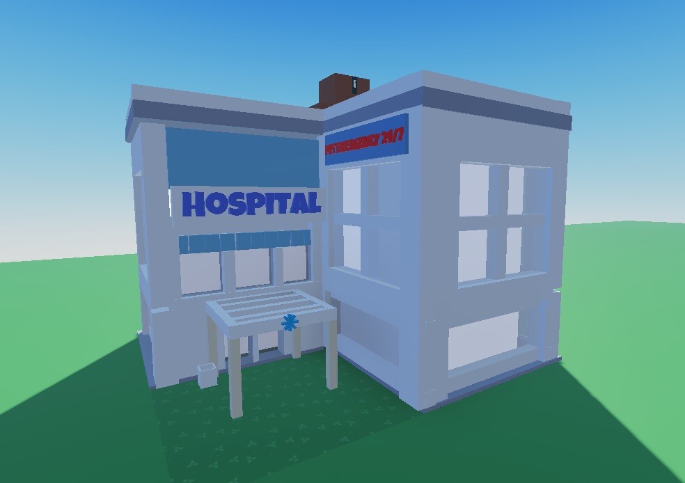 ArtStation Roblox Hospital Build