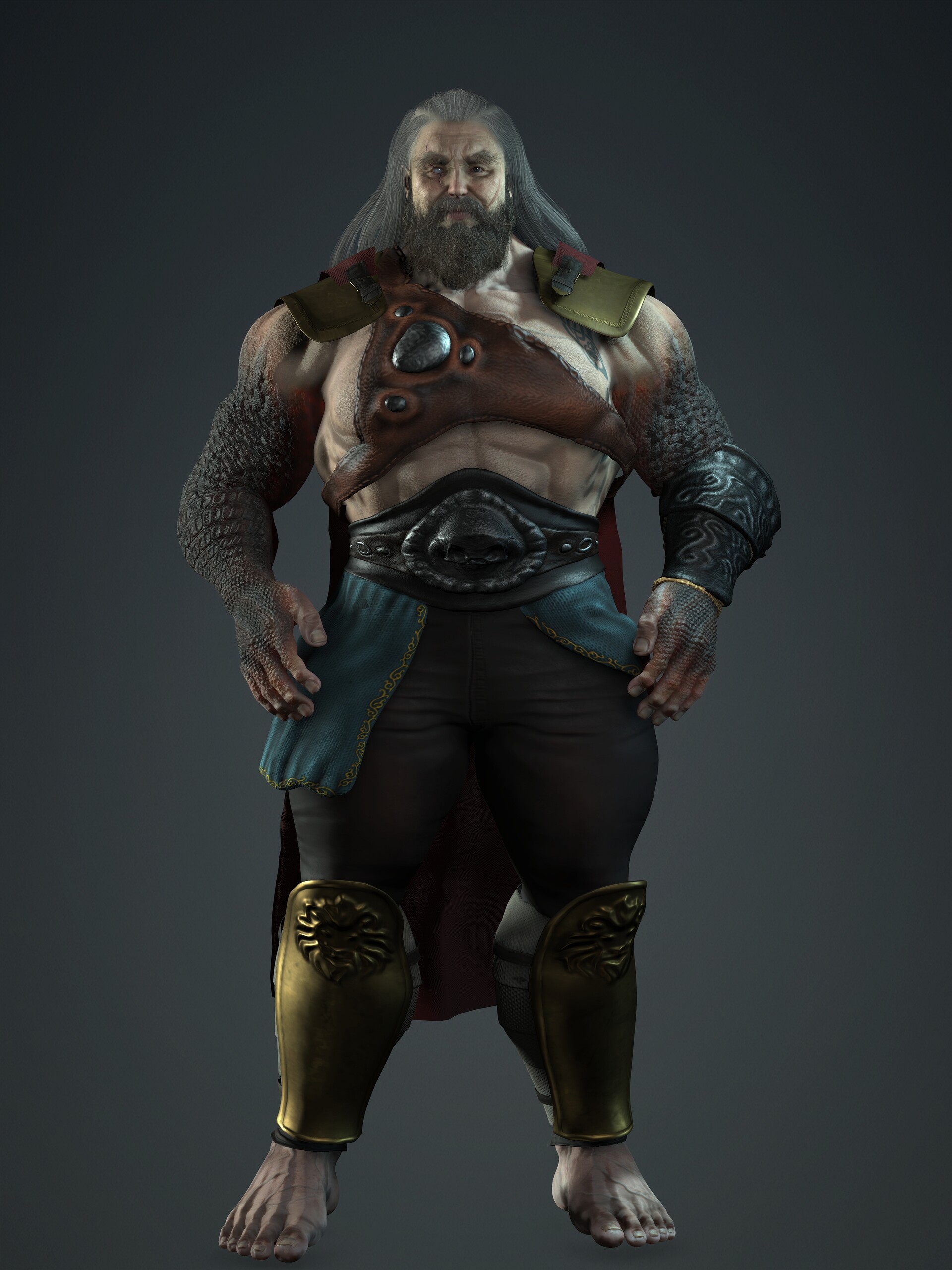 ArtStation - Heimdallr - God Of War Inspired Character