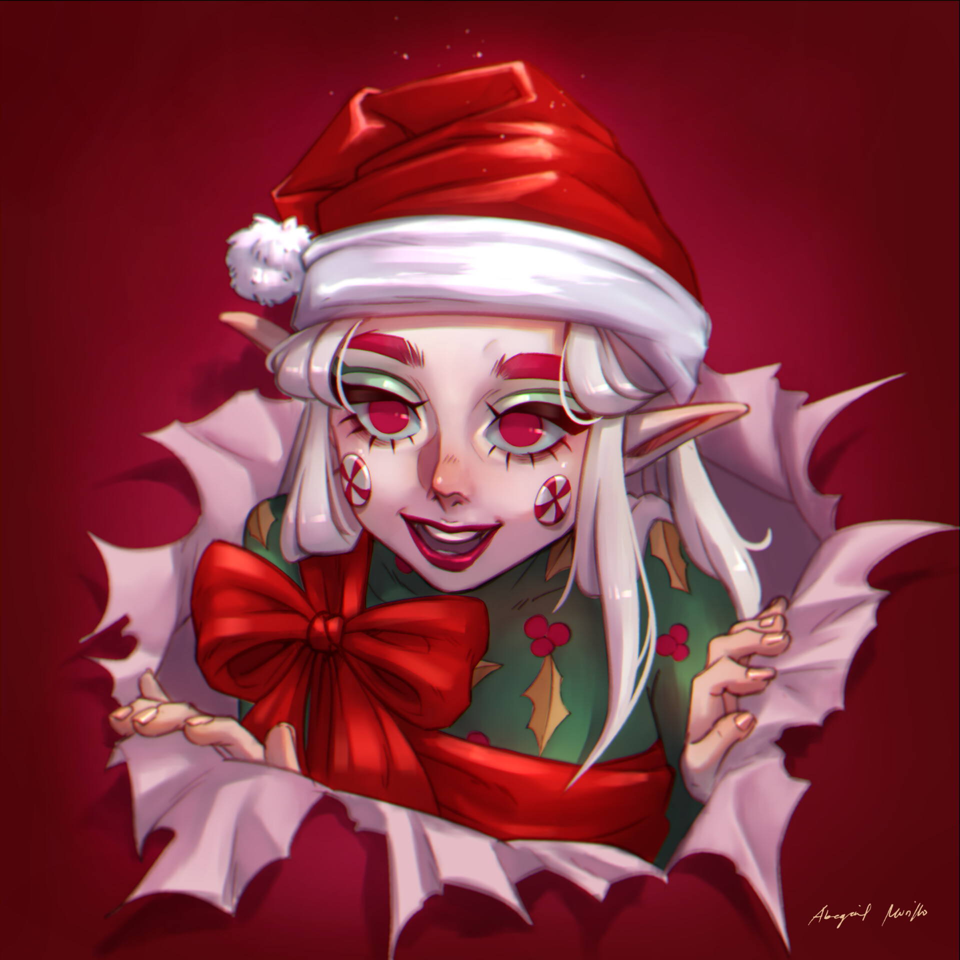 Christmas elf makeup discount