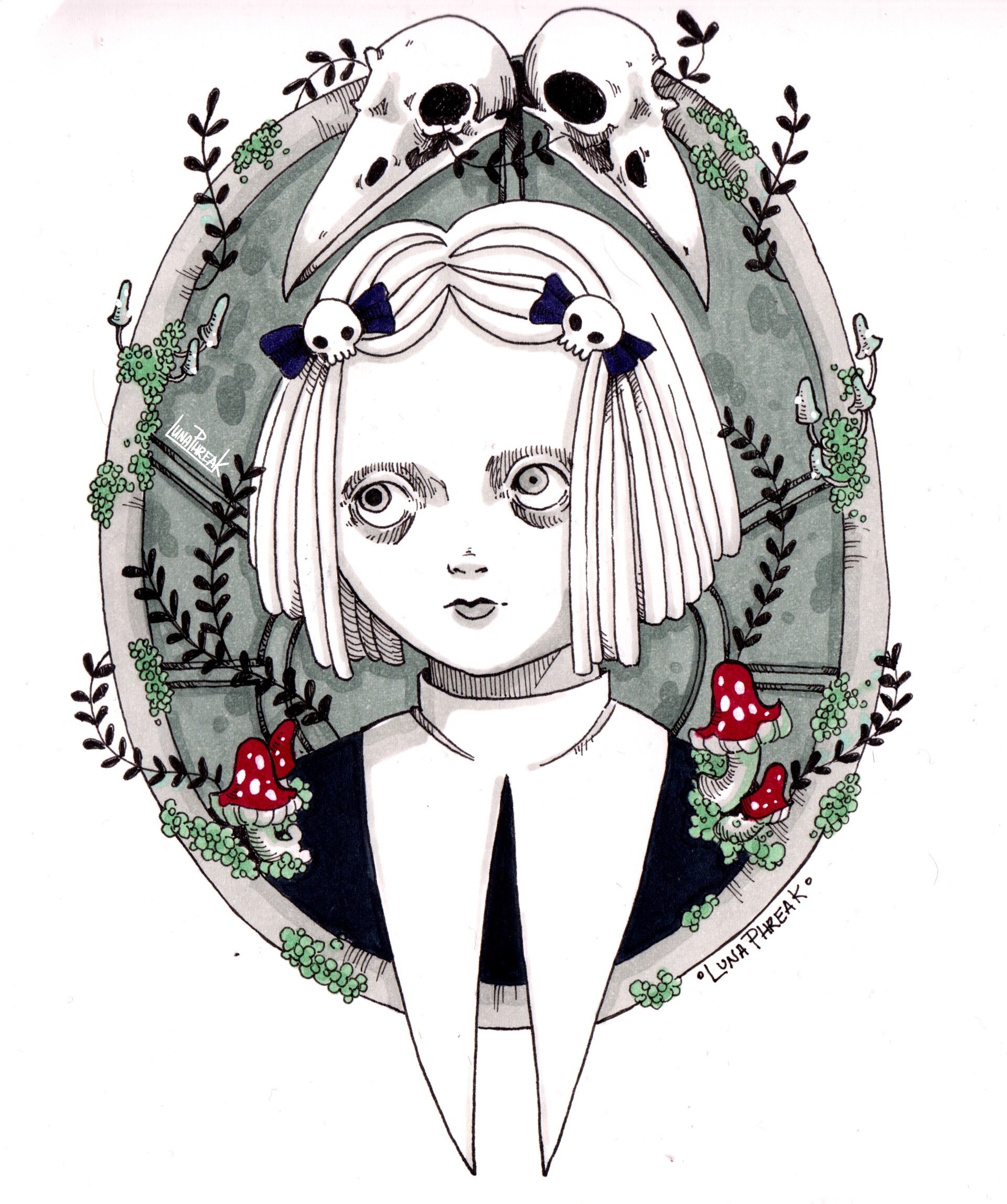 ArtStation Lenore the cute little dead girl