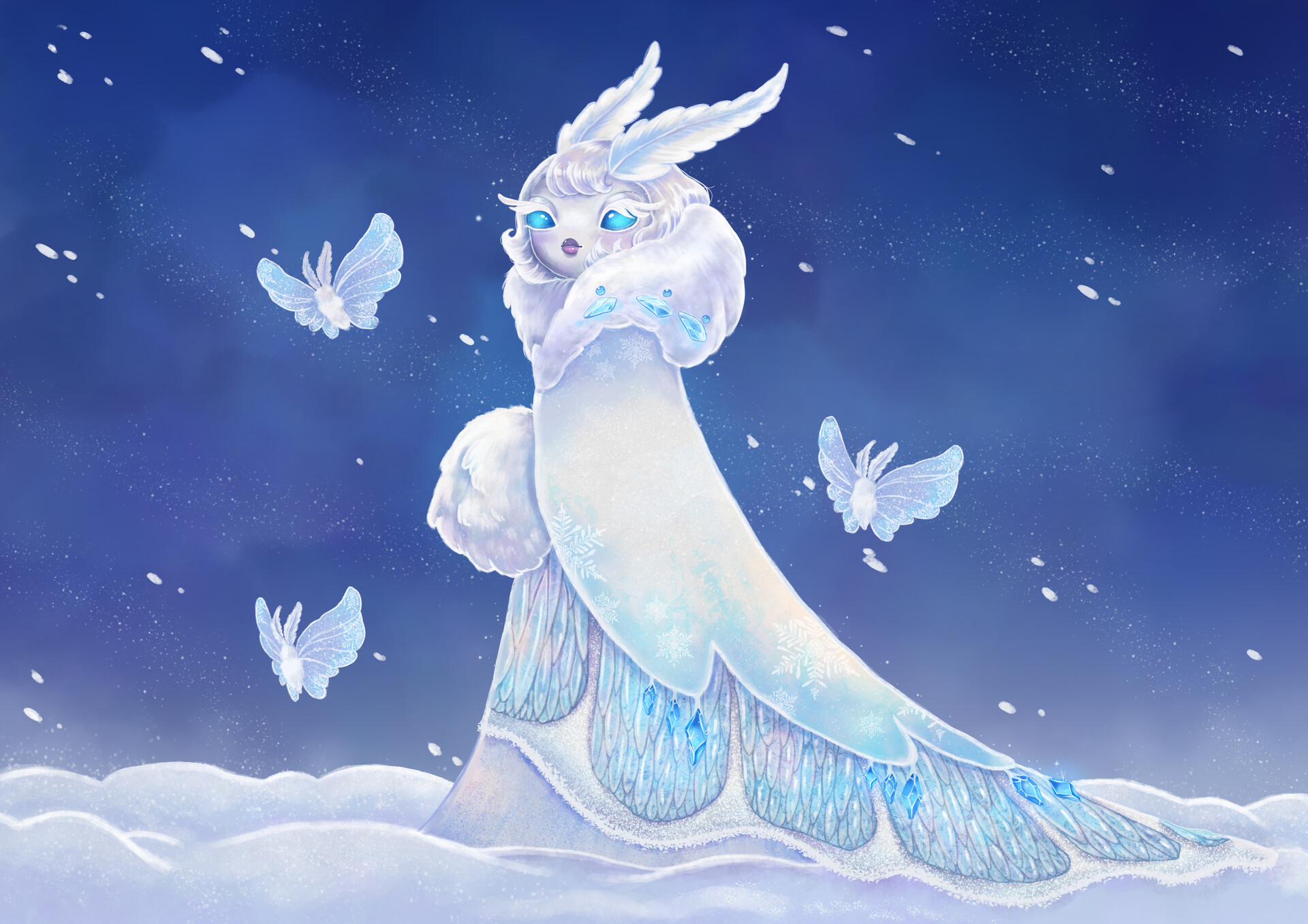 ArtStation - Winter Fairy