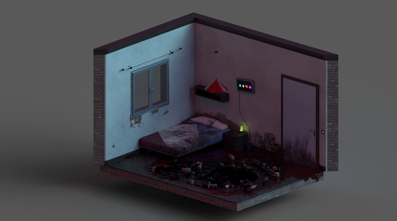 ArtStation Horror Room