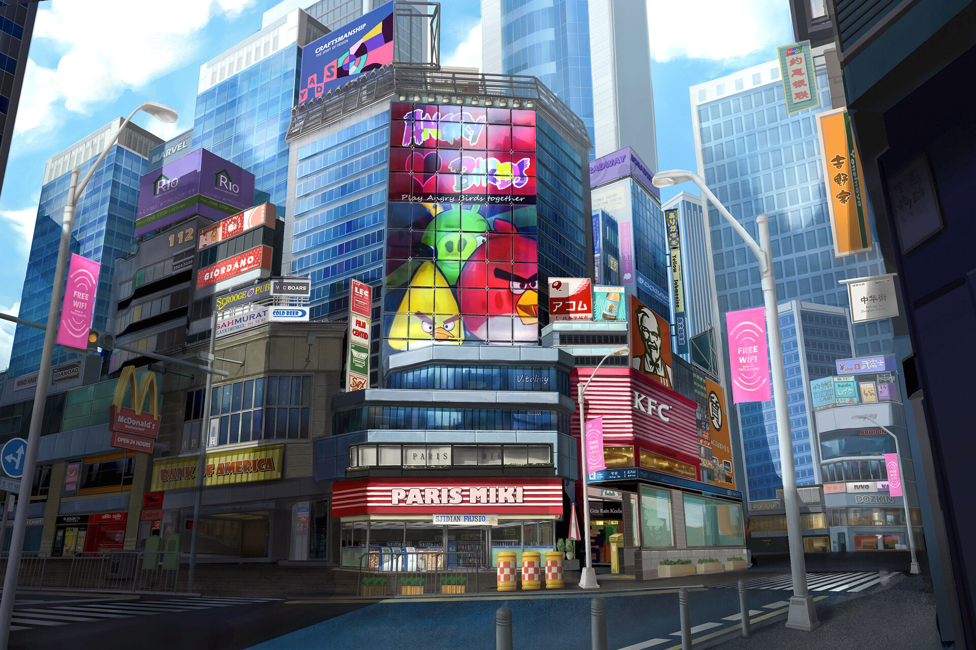 ArtStation 现代城市