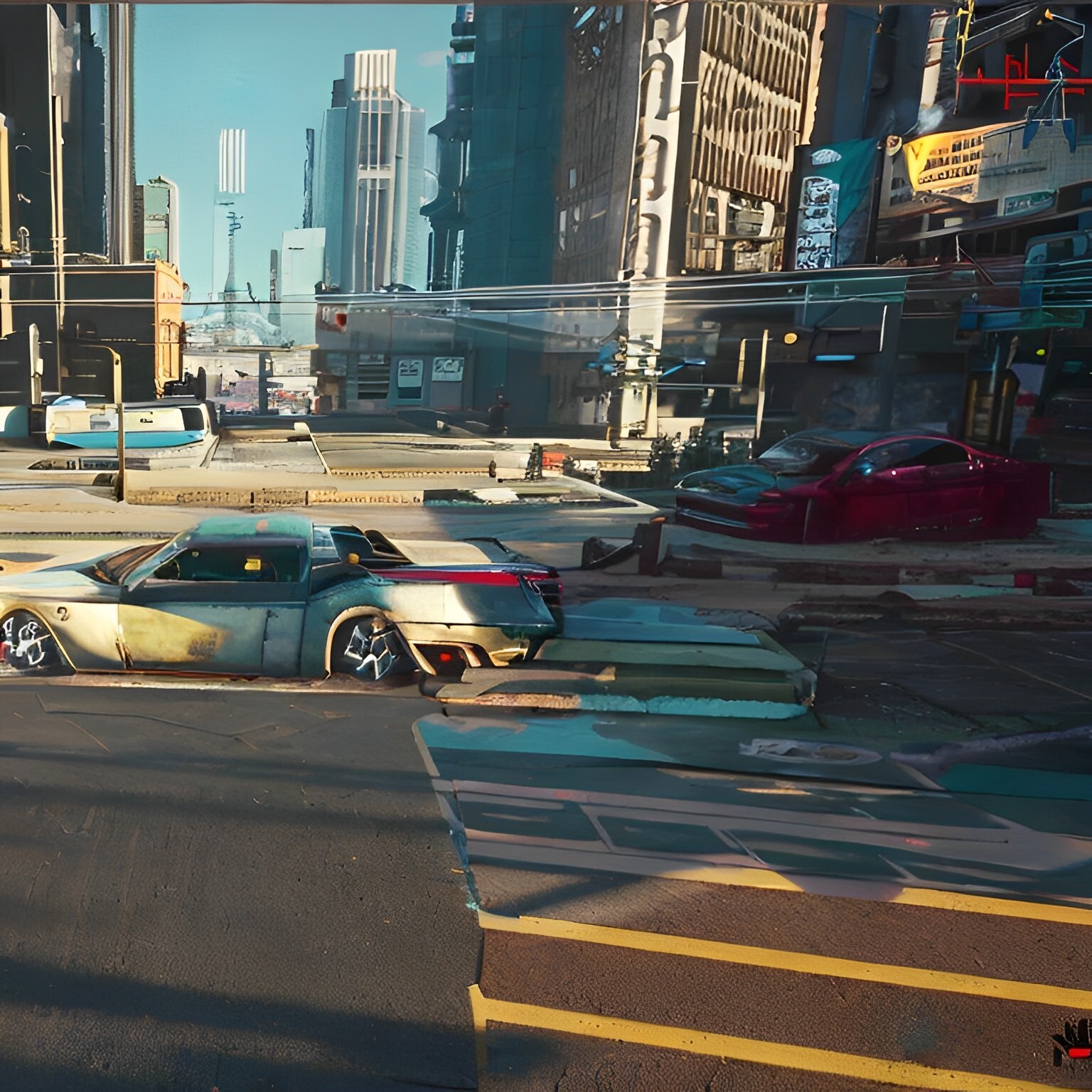 ArtStation - Cyberpunk 2077 (Unreal engine 5)