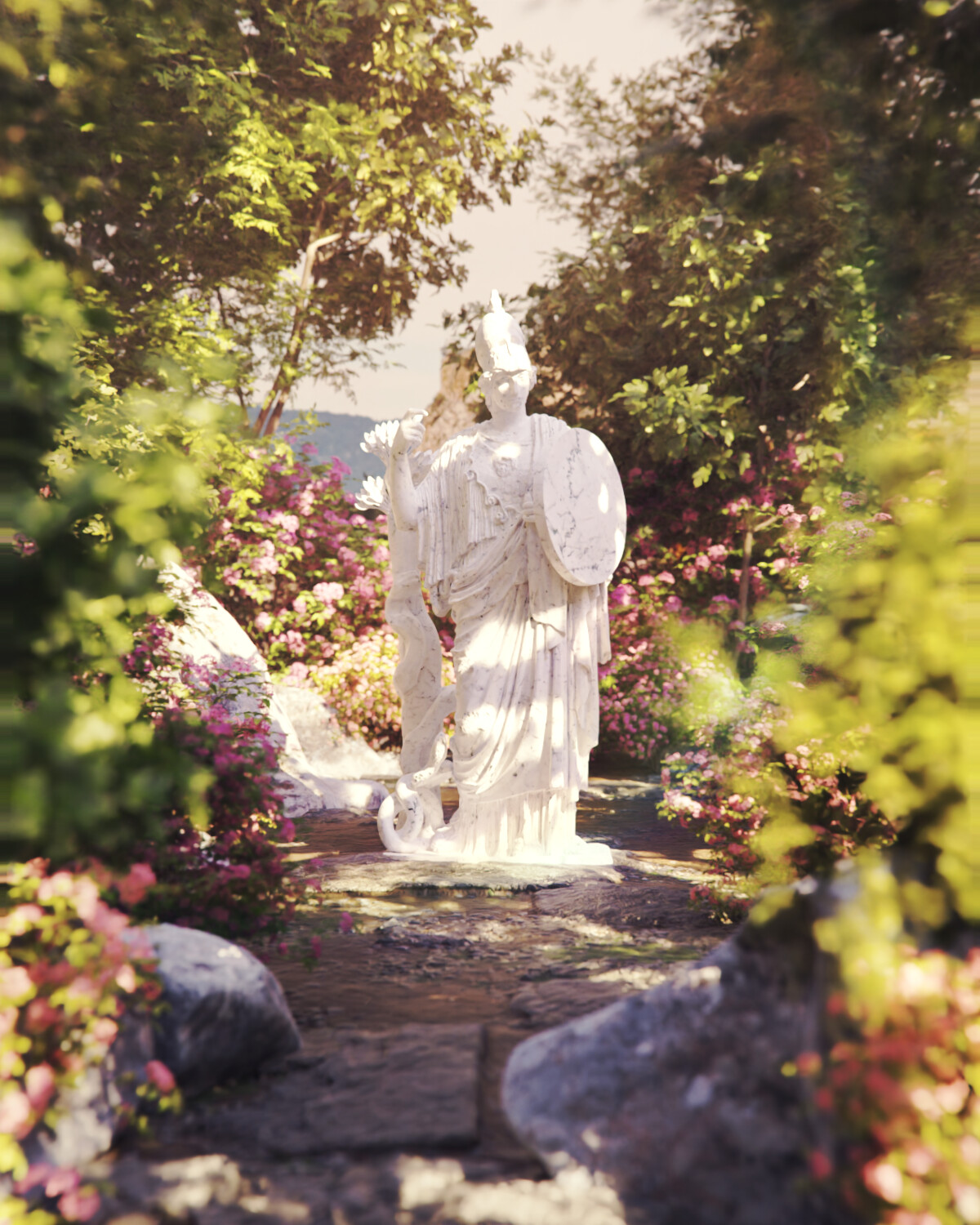 ArtStation Mystic statue