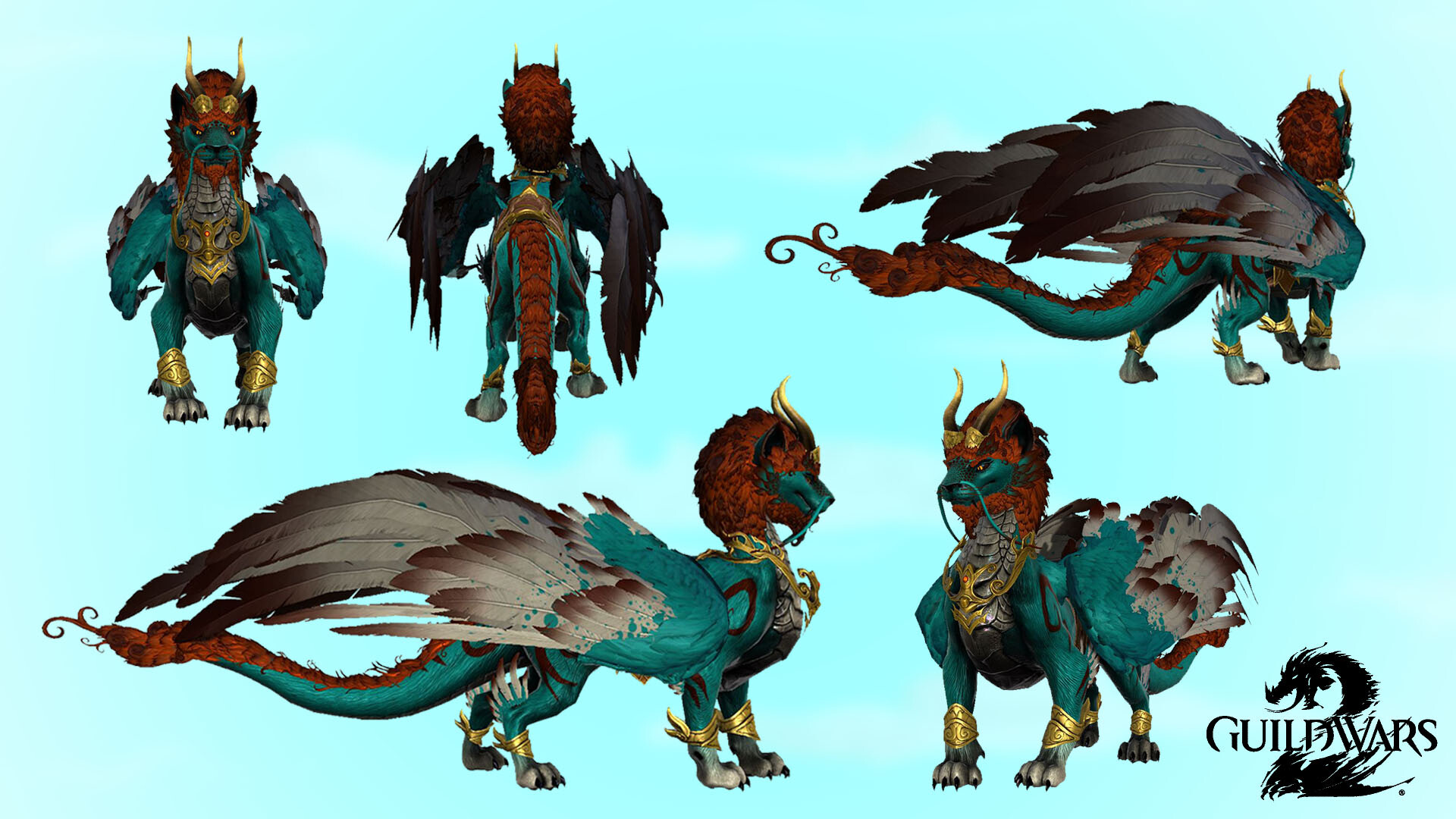 Hannah Dunlap GW2 Auspicious Pixiu Skyscale