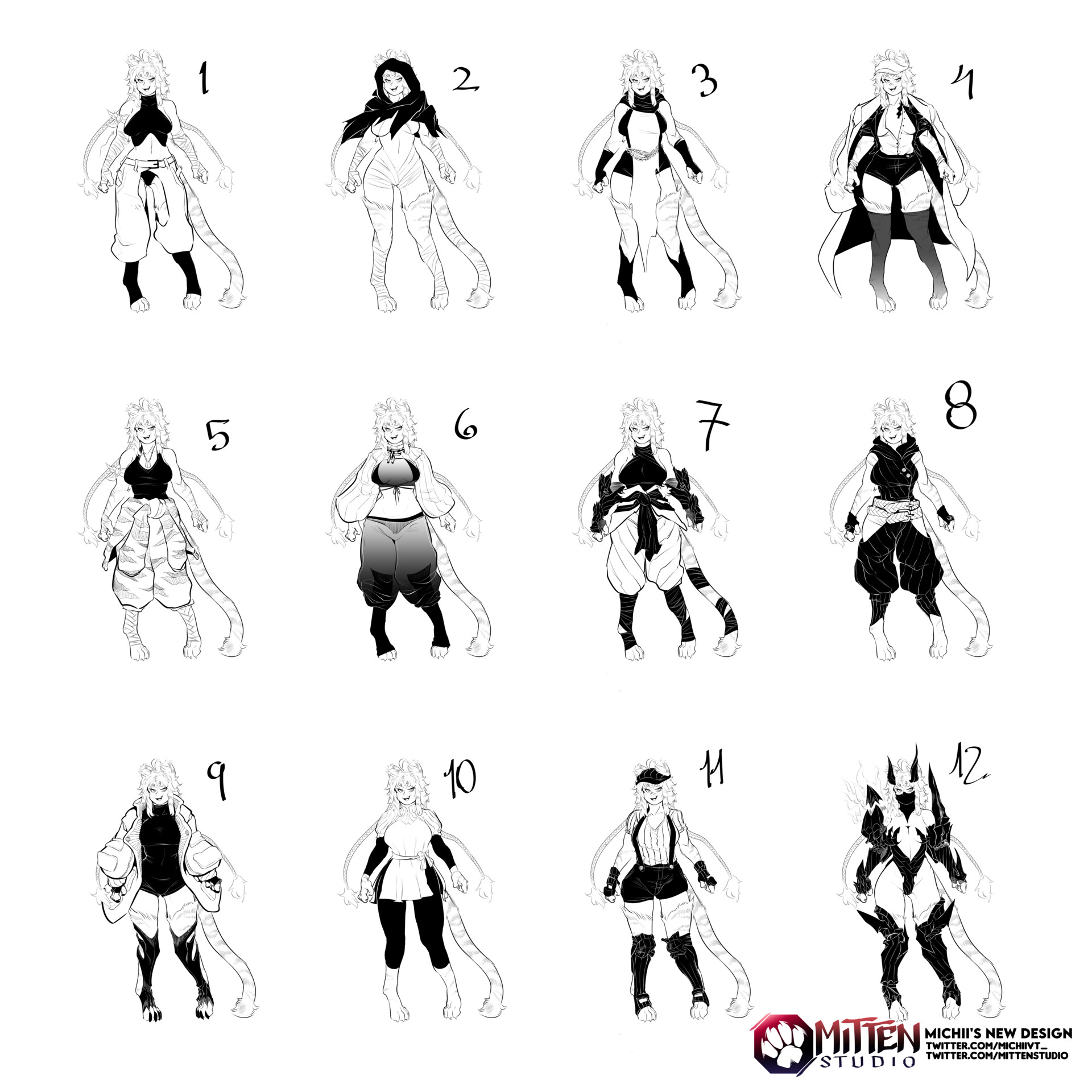 ArtStation Michii 2 0 Outfit Design Chart artstation-michii-2-0-outfit-design-chart