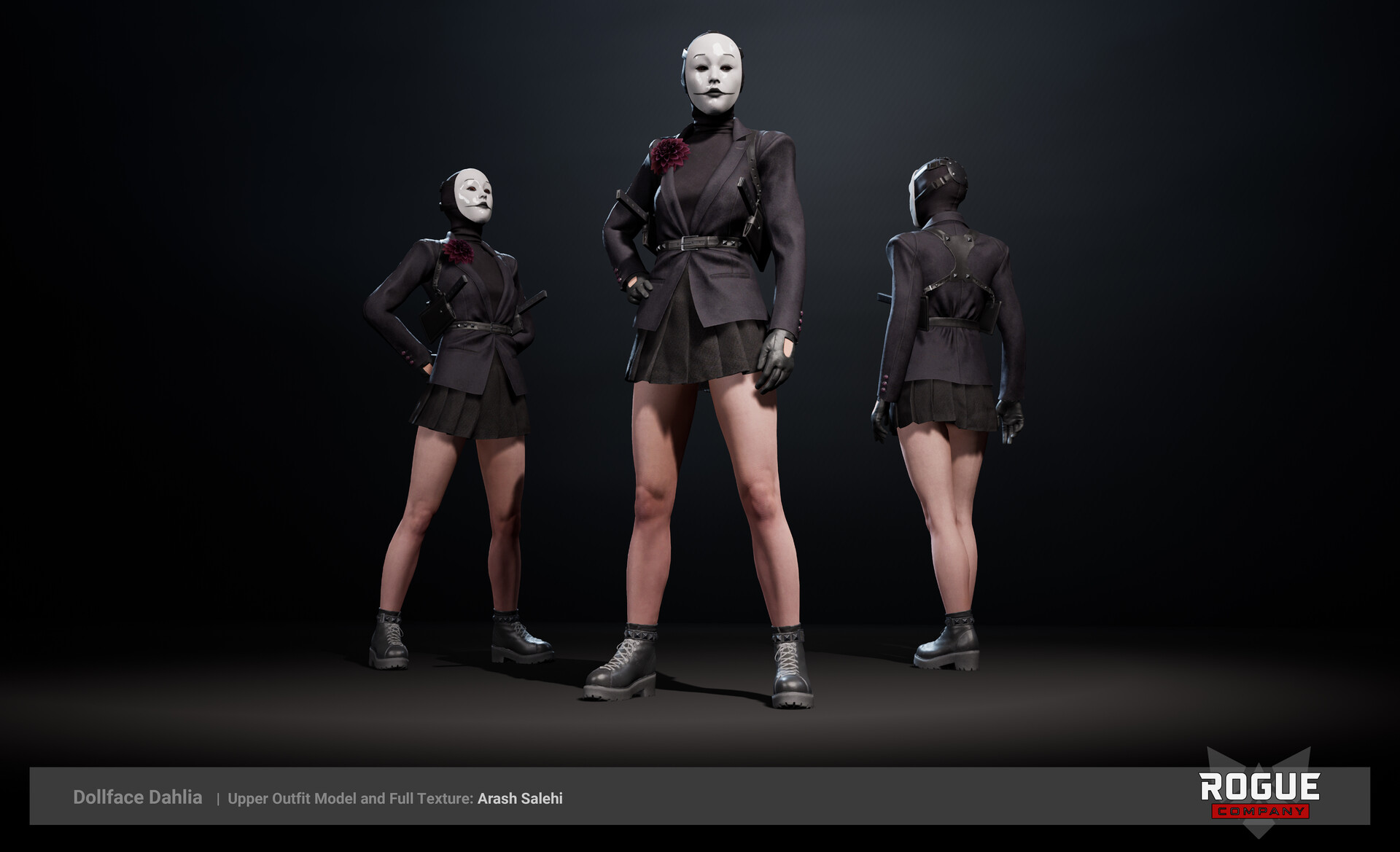Arash salehi dahlia dollface rogue company 