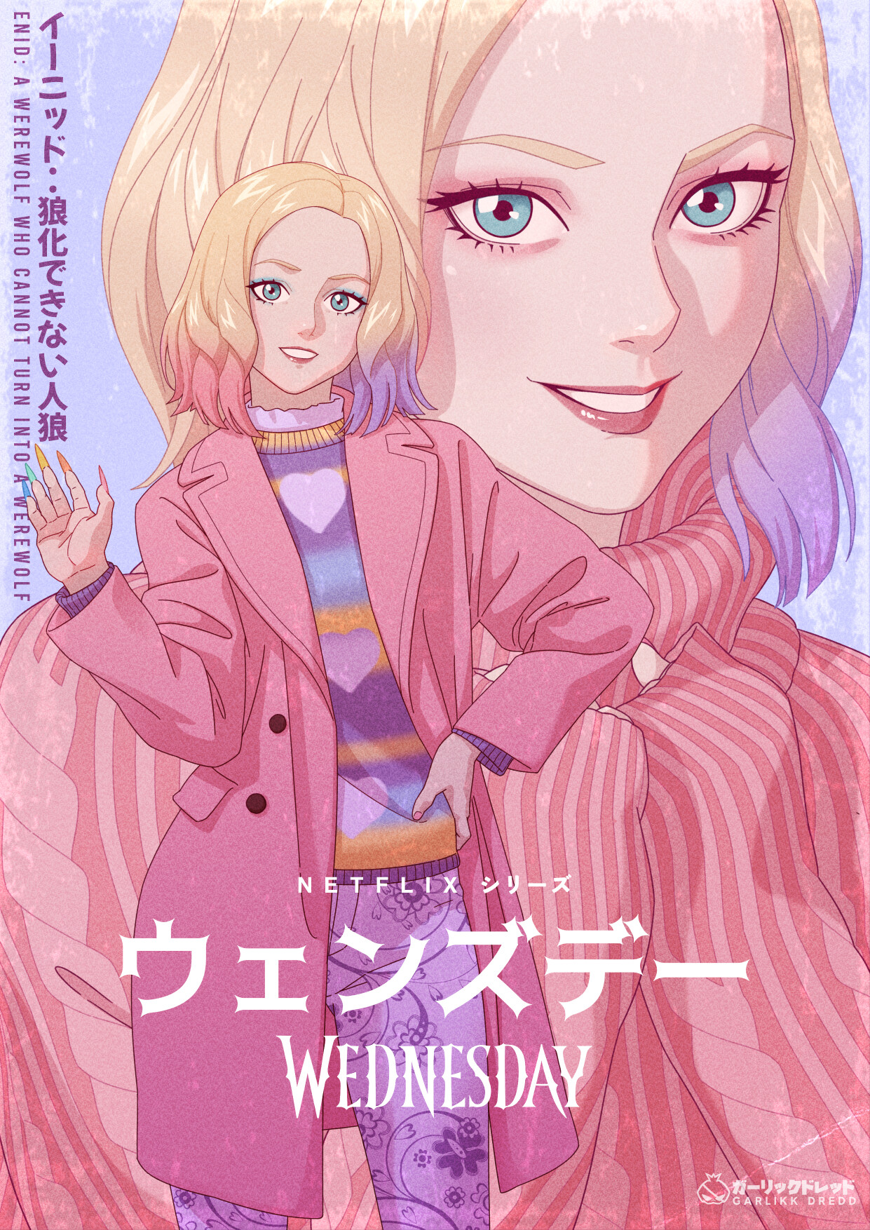 ArtStation Enid (Wednesday Series) Anime Fanart