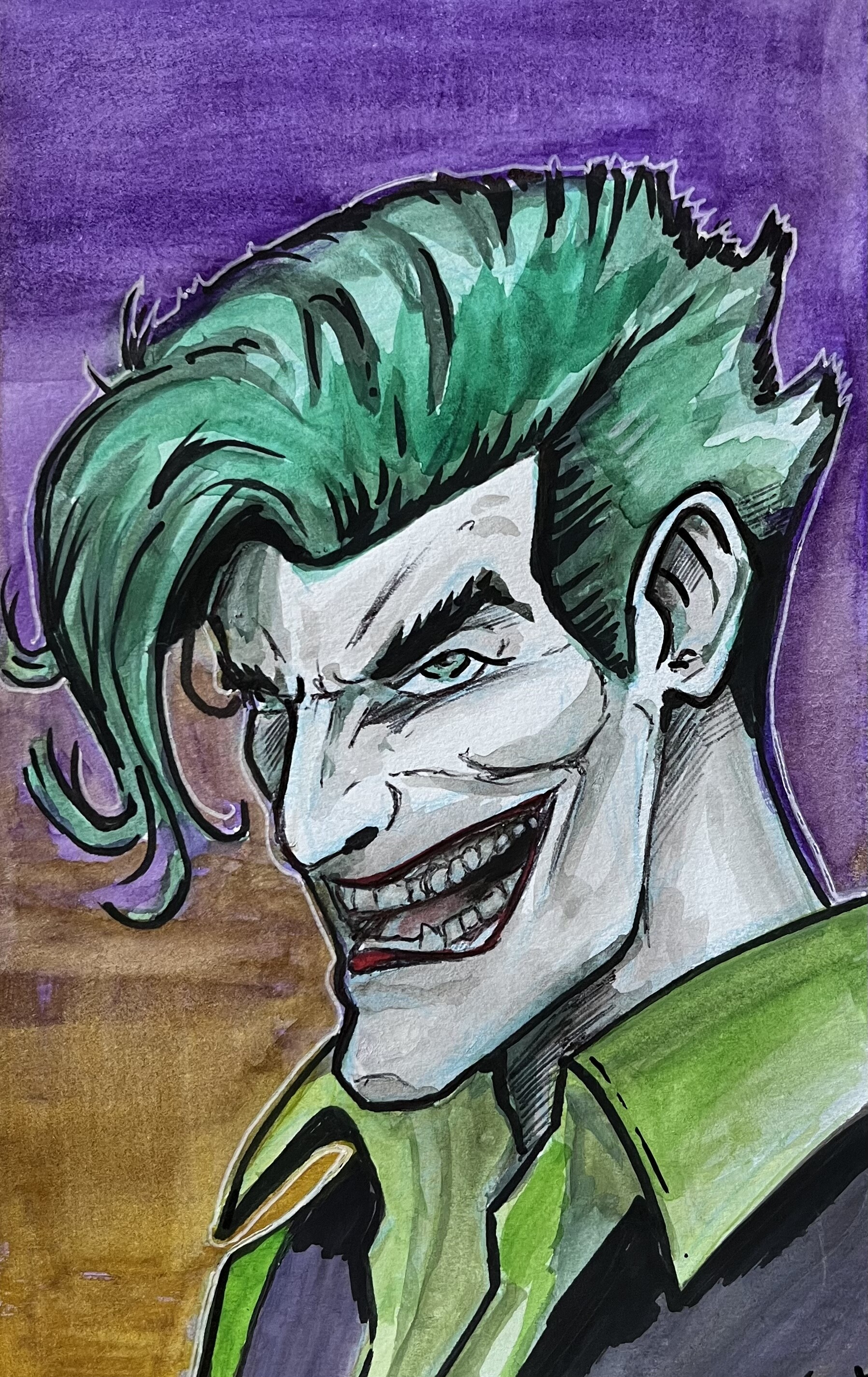 ArtStation - Joker watercolor