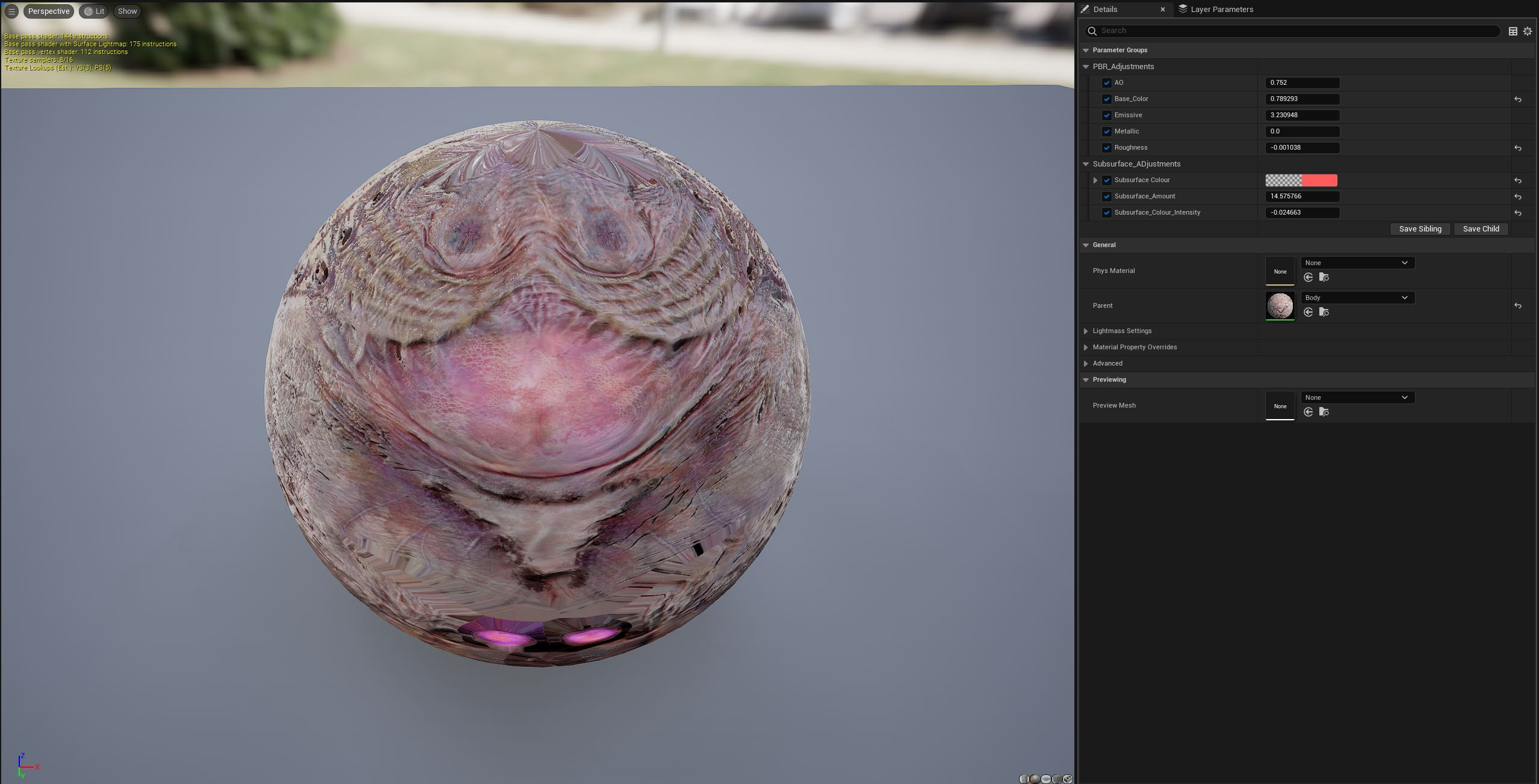 Body Instance in Unreal 5
