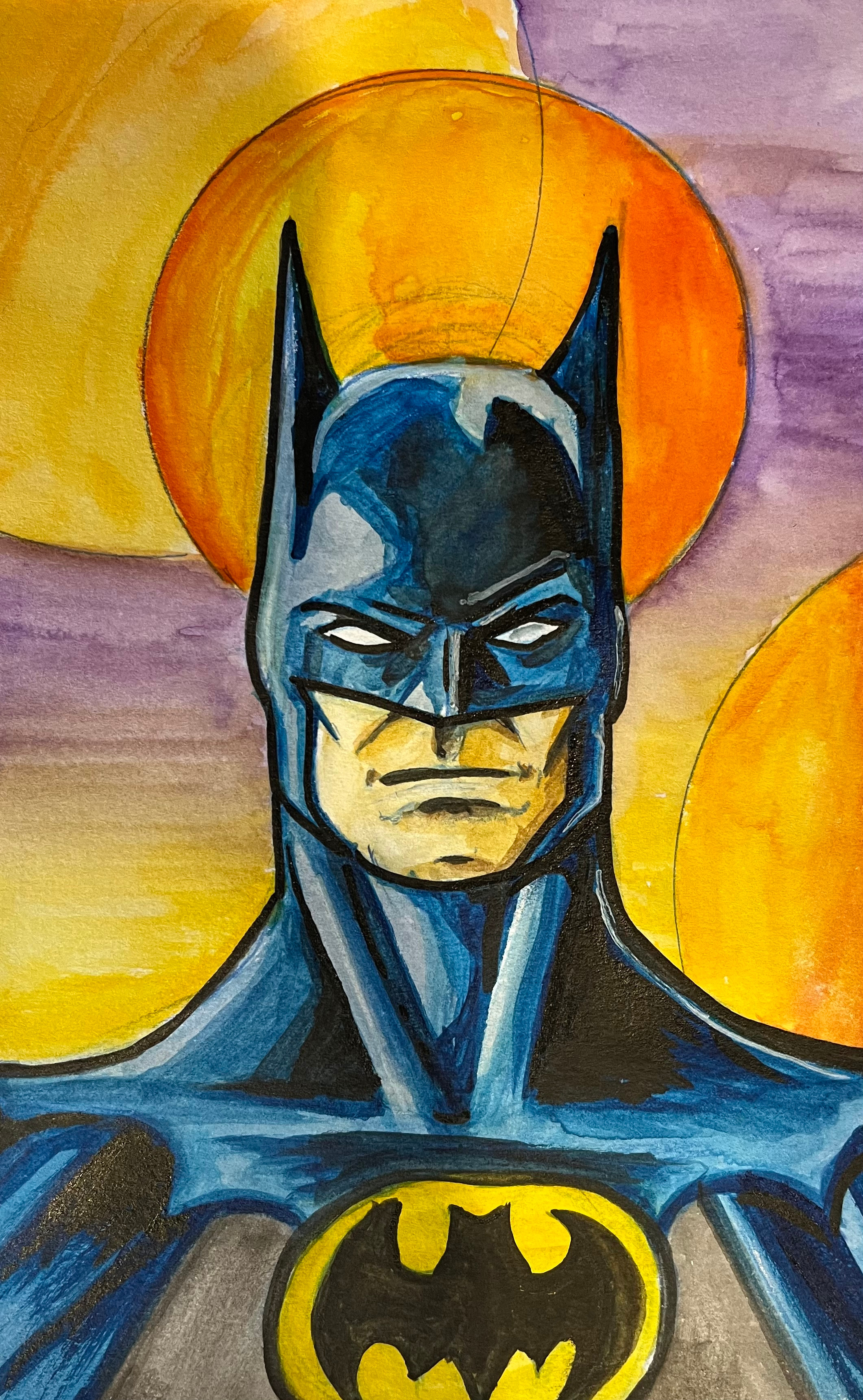 ArtStation - Batman Watercolor