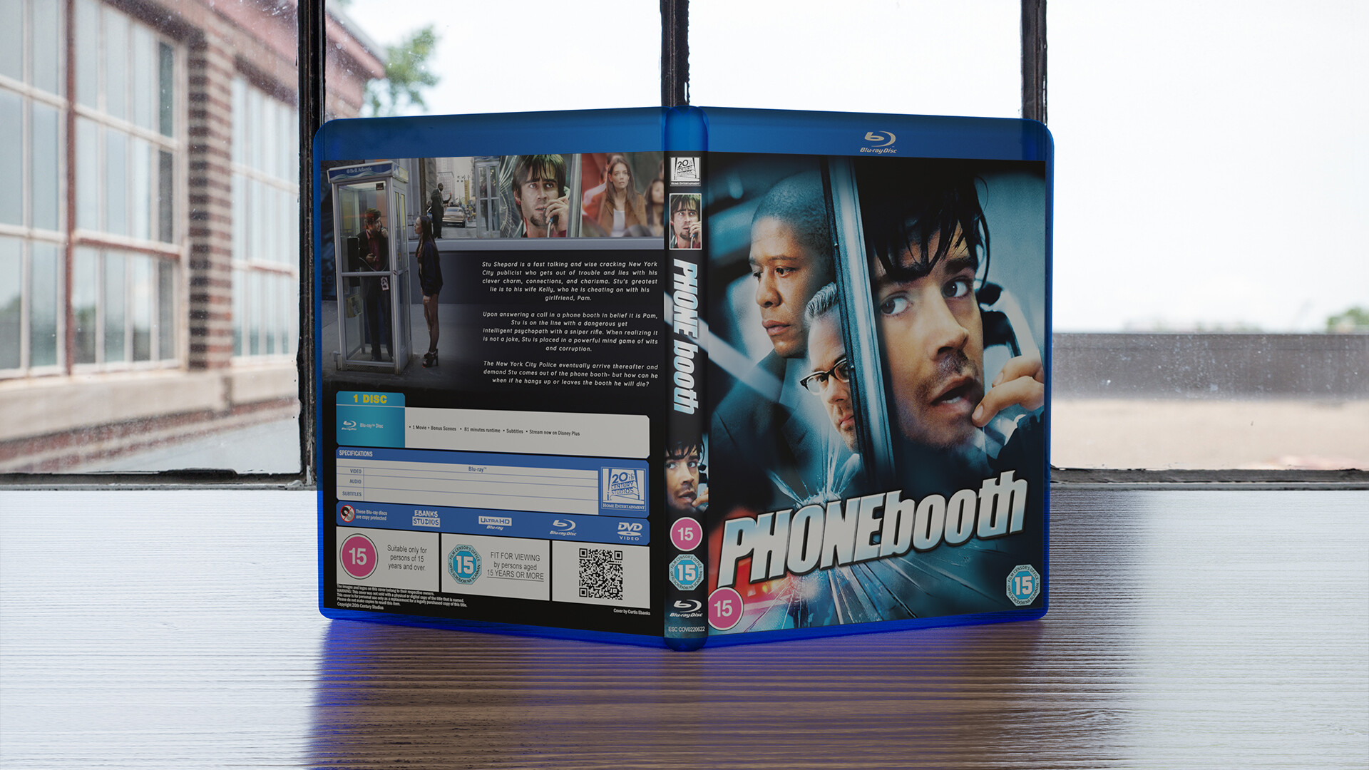 ArtStation - Phone Booth (2002) Custom Blu-ray Cover