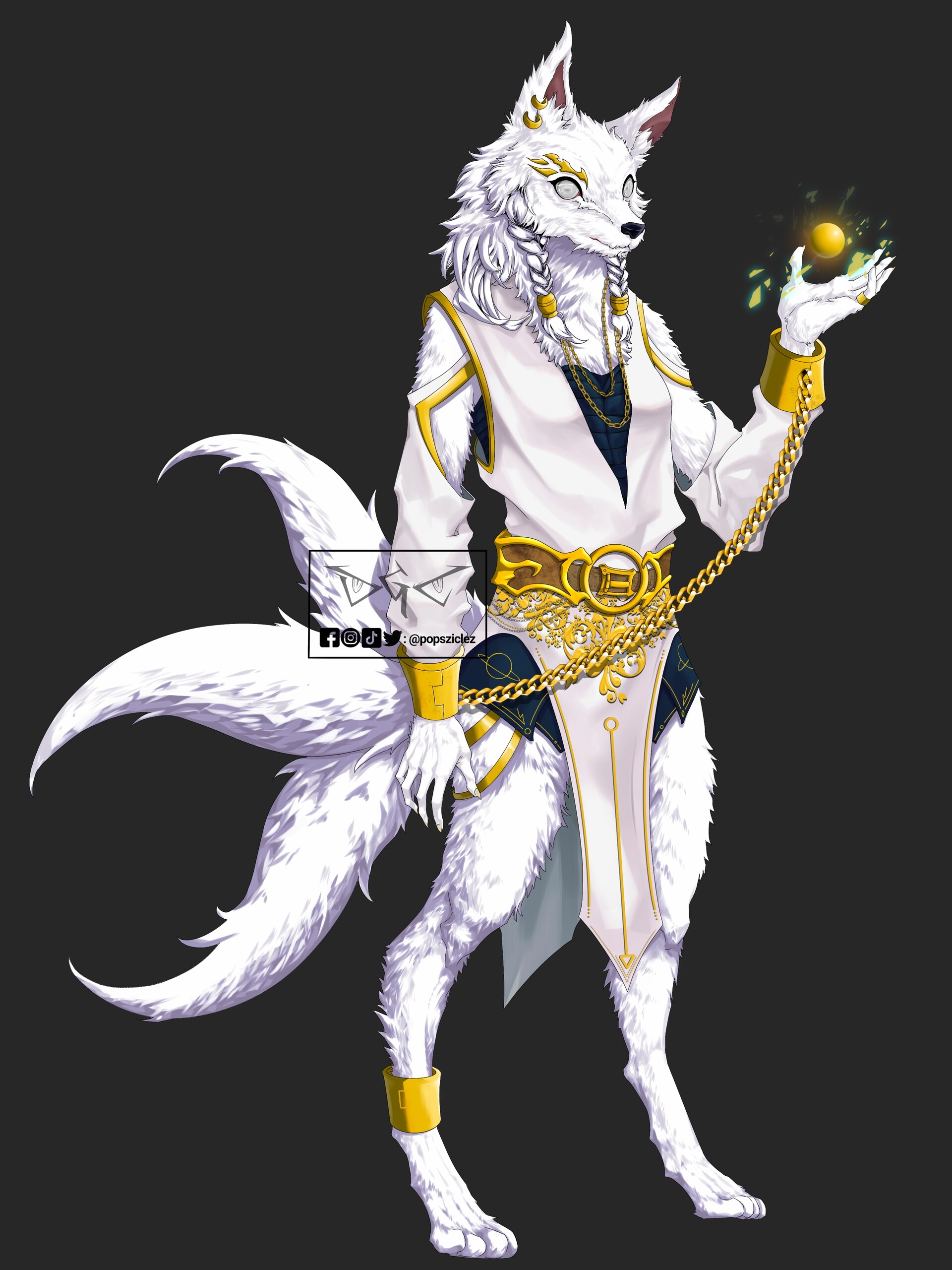 ArtStation - White Kitsune