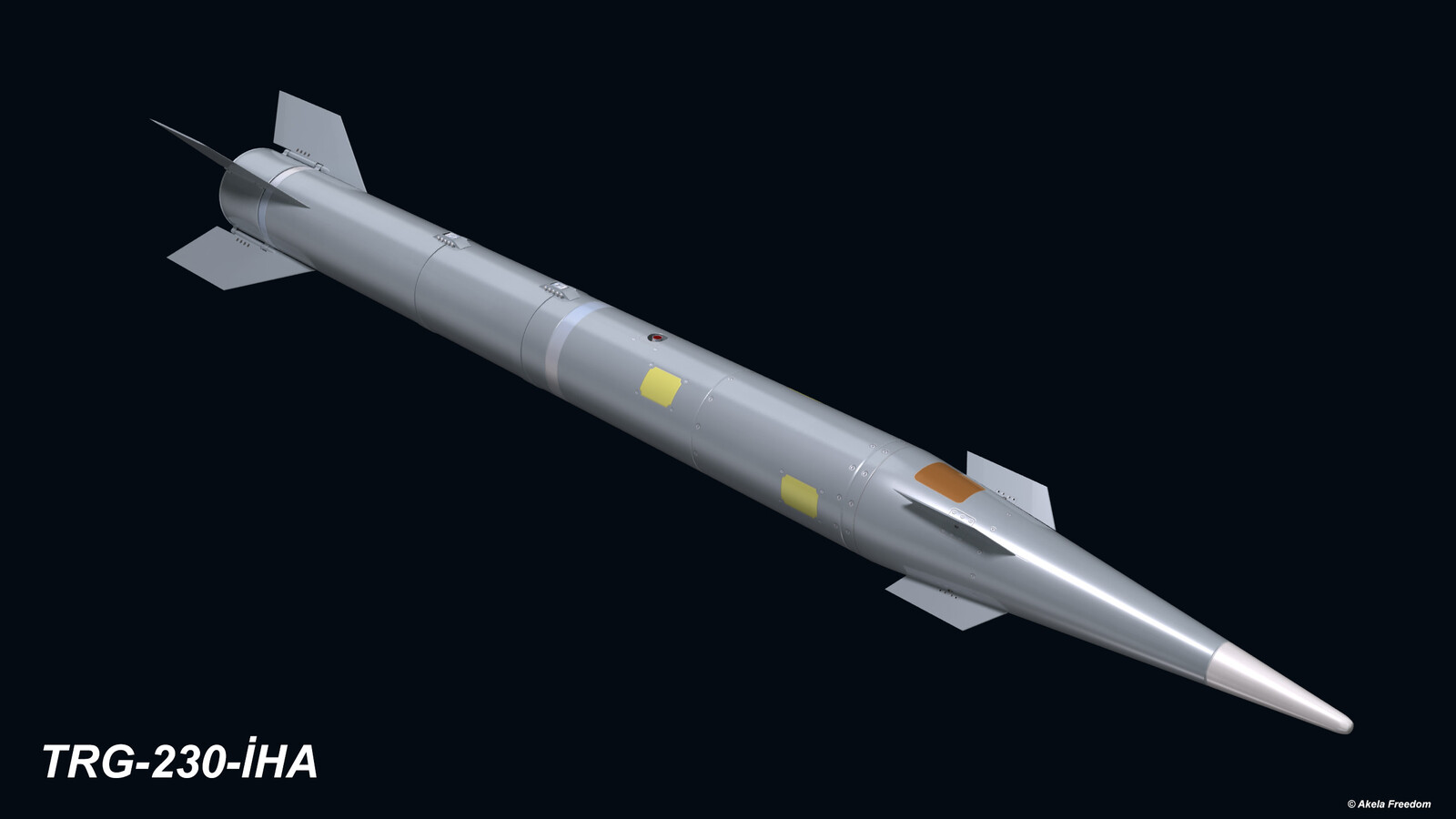 TRG-230-IHA

Link for 3D model:
https://www.cgtrader.com/3d-models/military/rocketry/trg-230-family-of-guided-missiles
