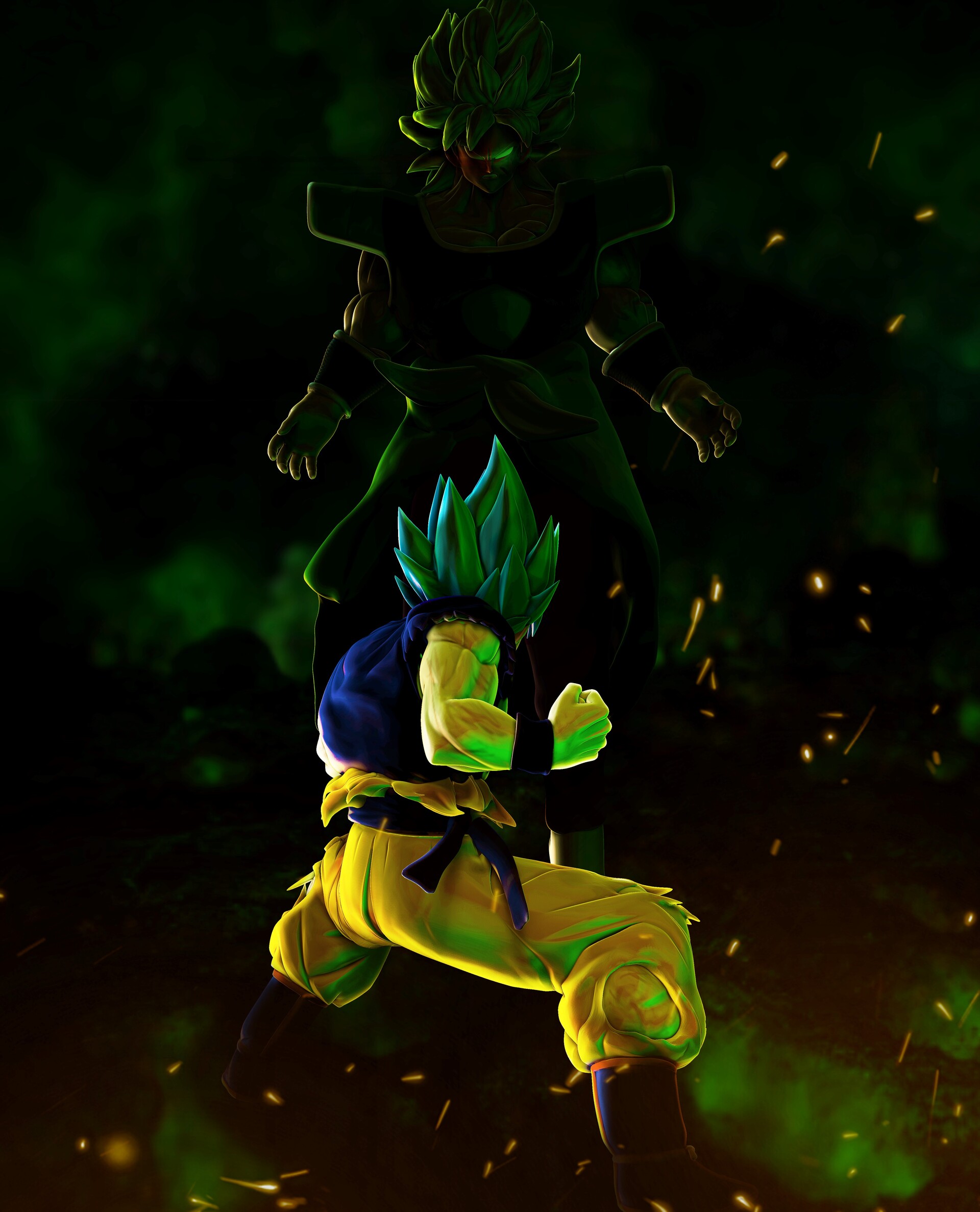 Gogeta SSJ Blue, from the movie dragon ball super broly – Xenoverse Mods