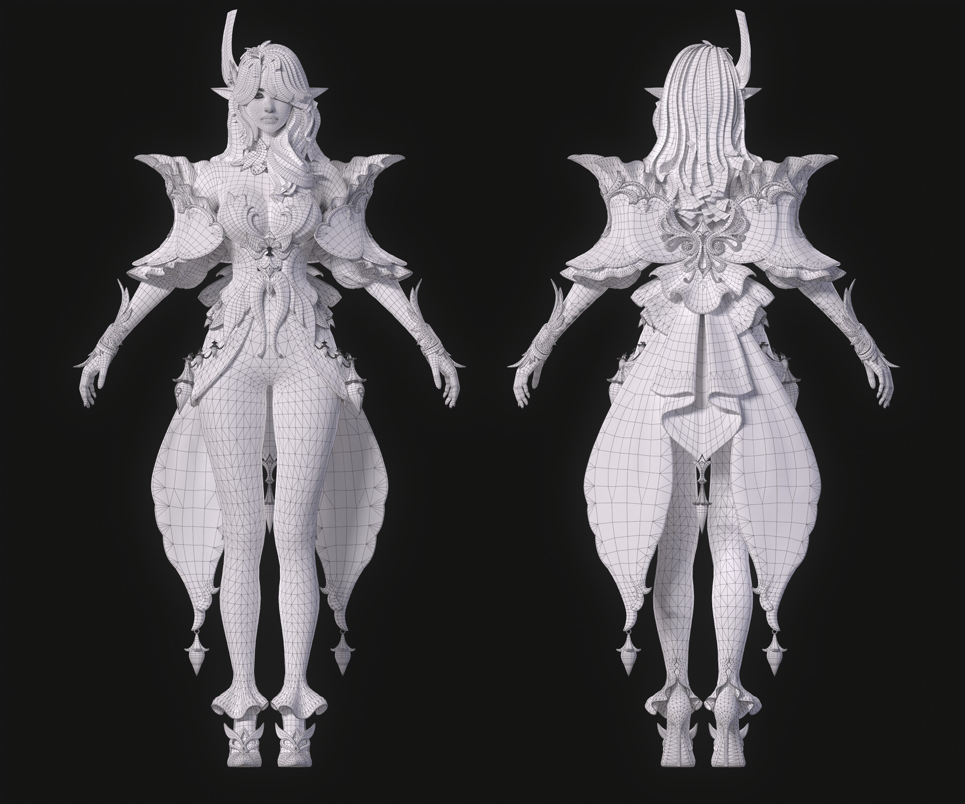 Age of Armour - Free 3d Butterfly figure for Daz Studio and Poser.