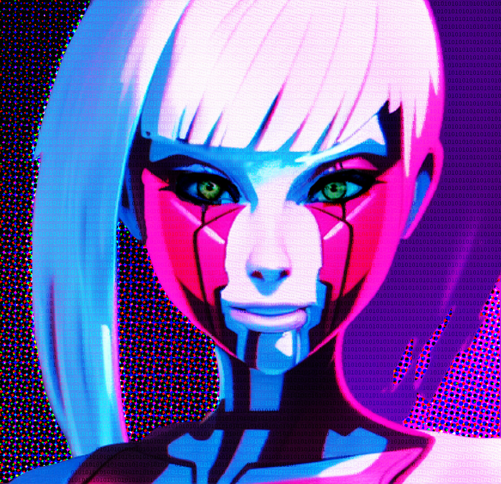 halftone and acii