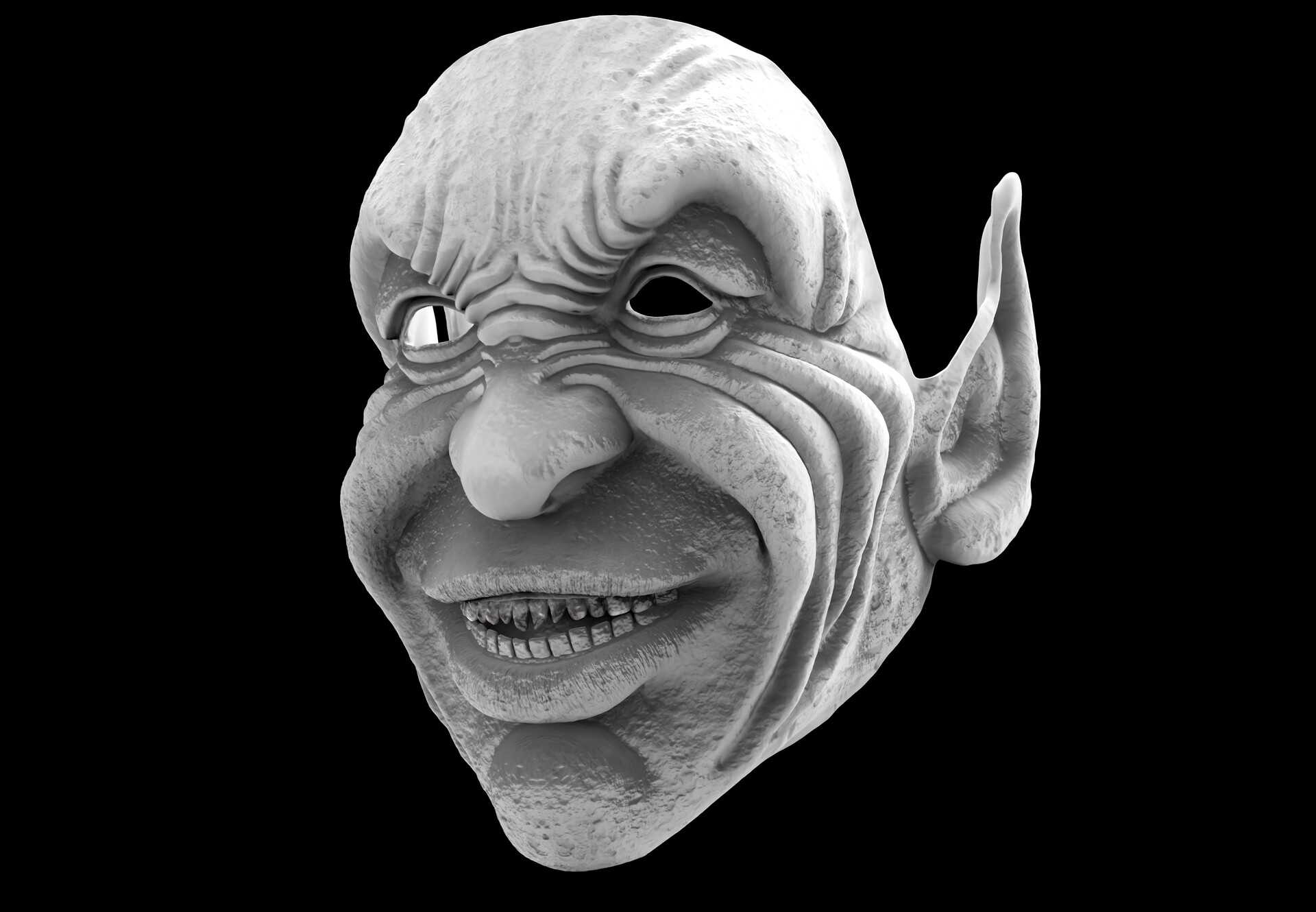 ArtStation - MASCARA REAL LEPRECHAUN (DUENDE VERDE), image size:1920x1330