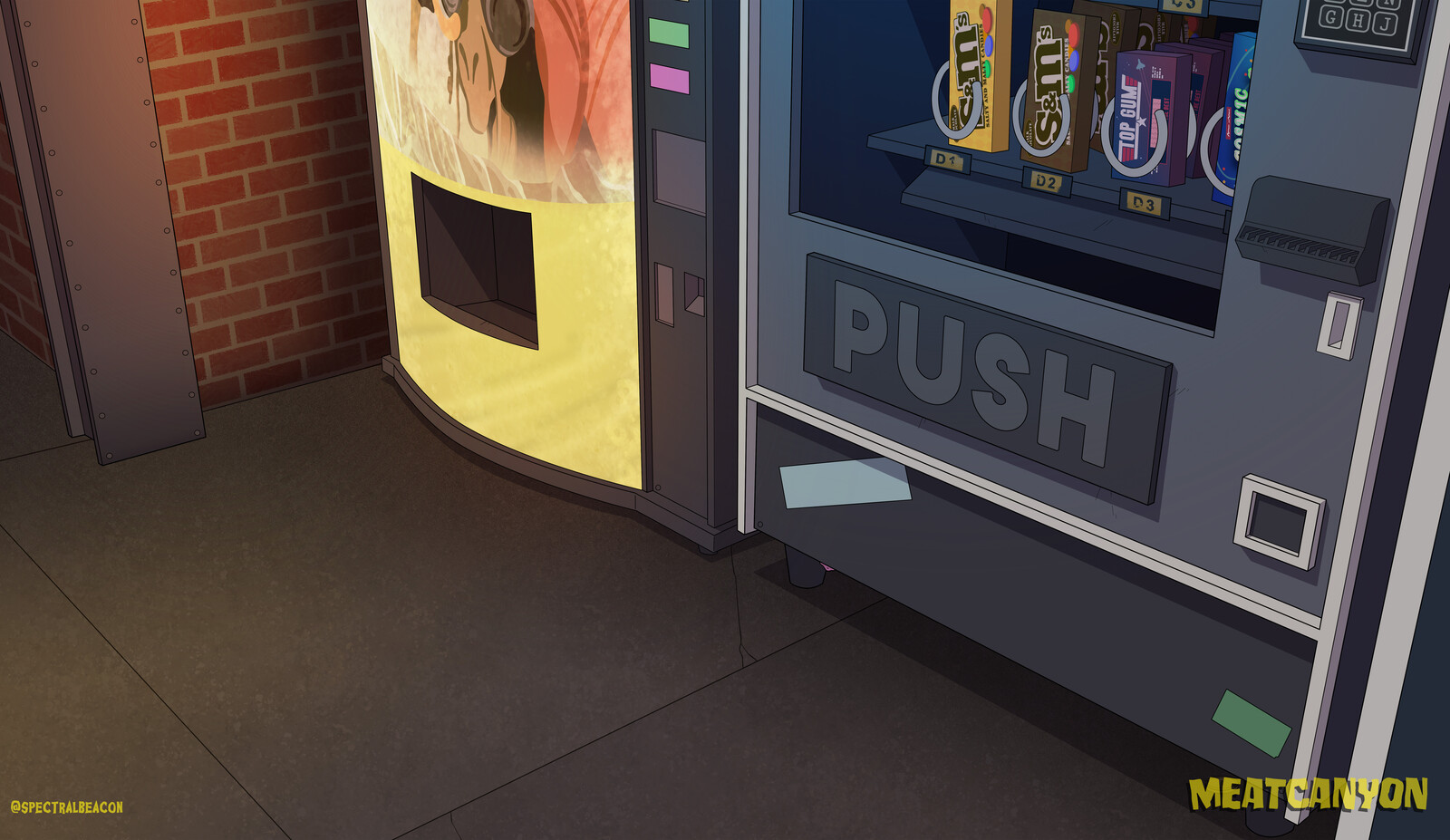 Nicholas (Cole) Jordan Meatcanyon "Smelly Smash Bros" Background Art