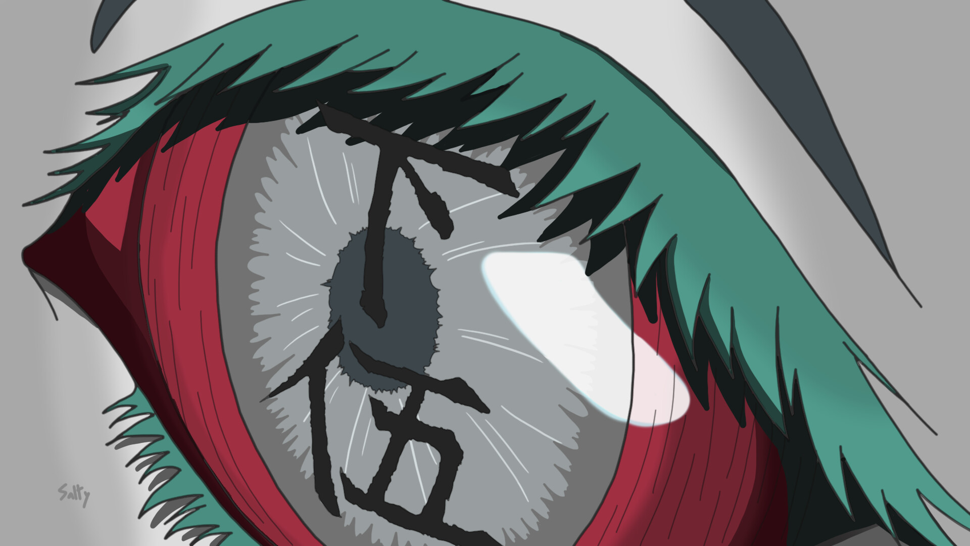 ArtStation - Rui Eye from Demon Slayer