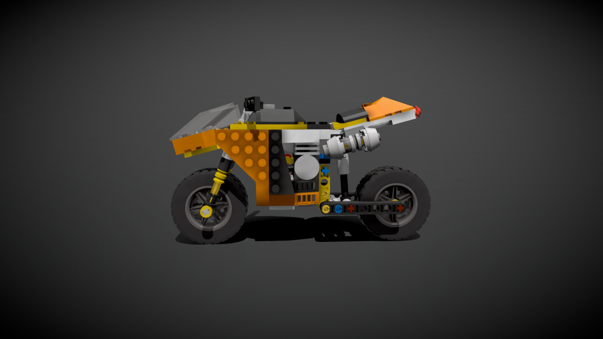ArtStation Lego Sunset Street Bike