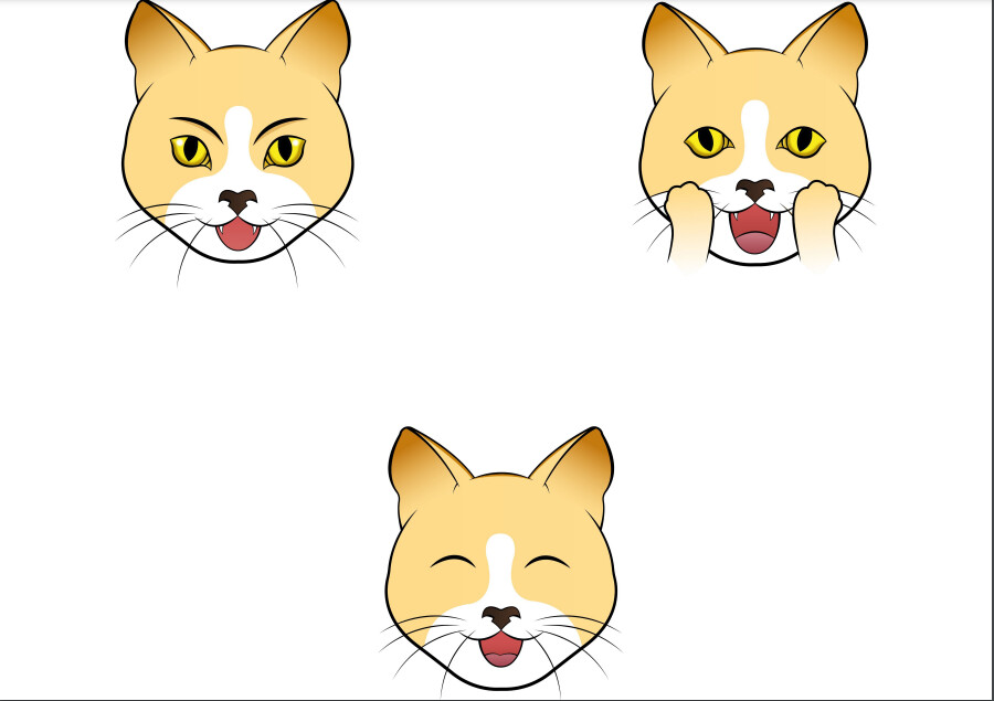 ArtStation - Static Emotes (Cat)
