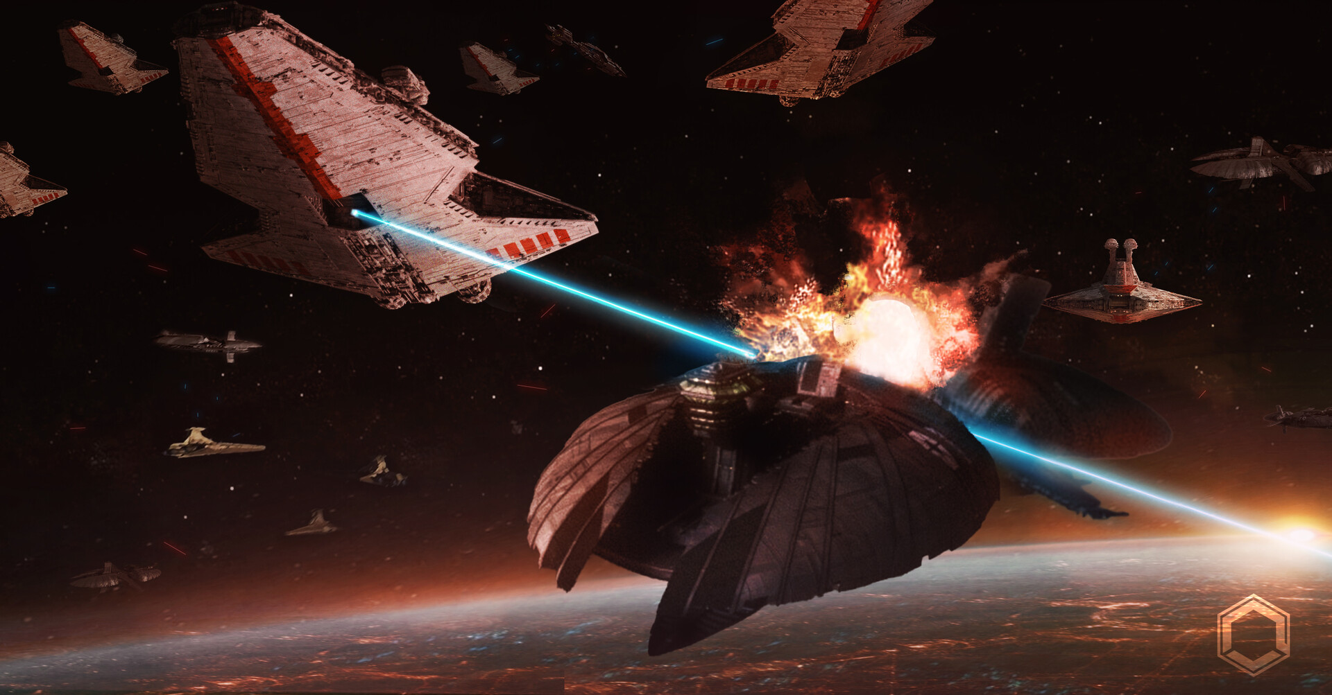 ArtStation Battle of Coruscant