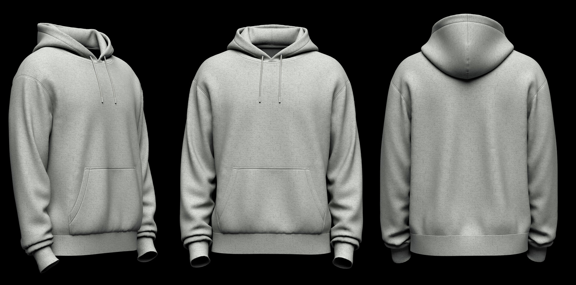 ArtStation Oversized Hooded jacket 3d model
