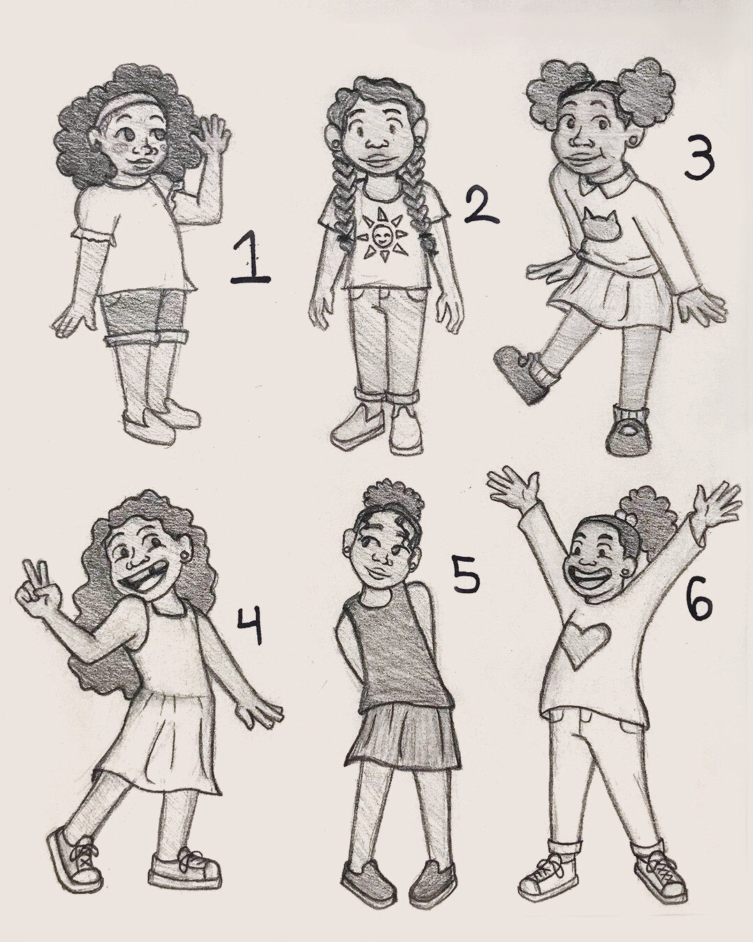 ArtStation Little Girl Designs