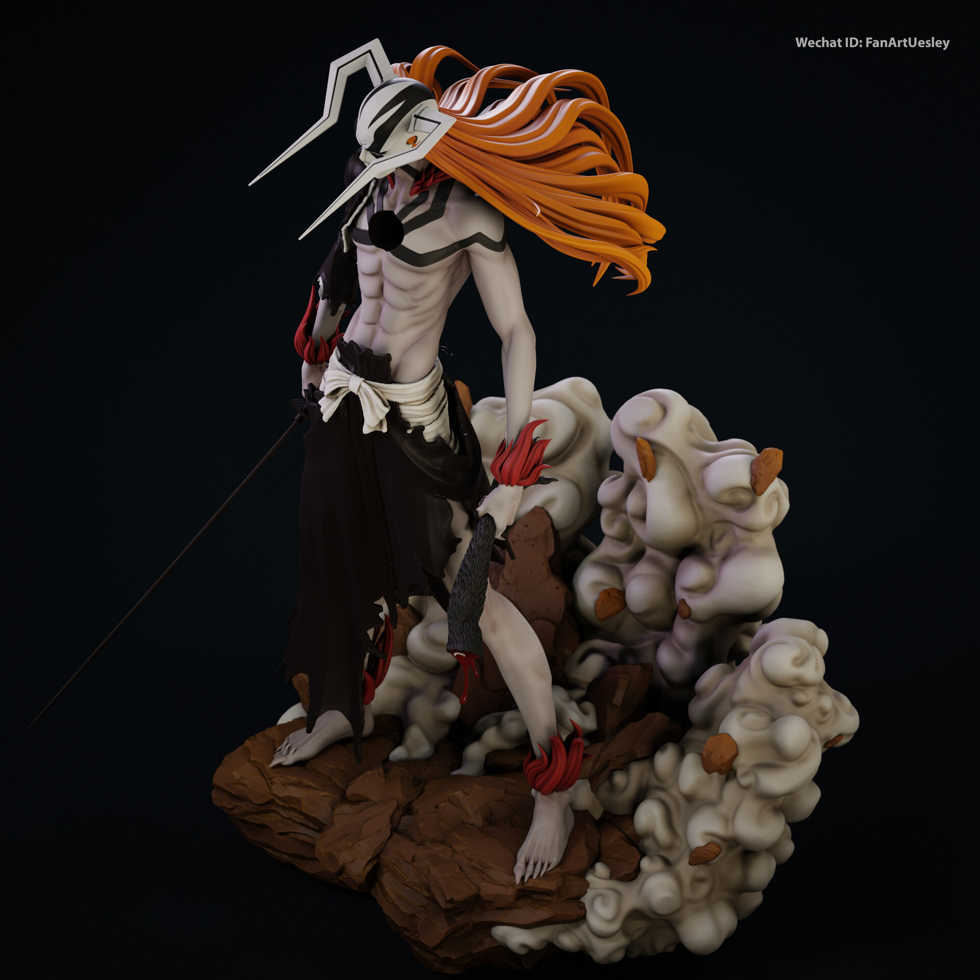 ArtStation - Vasto Lorde Ichigo / Full Hollow Ichigo Bleach