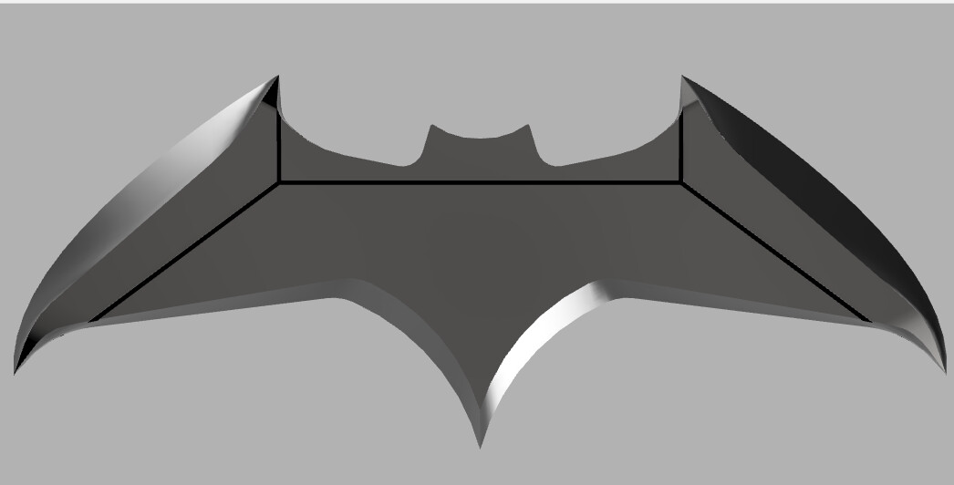 ArtStation - DCEU - Batman batarang 3D model