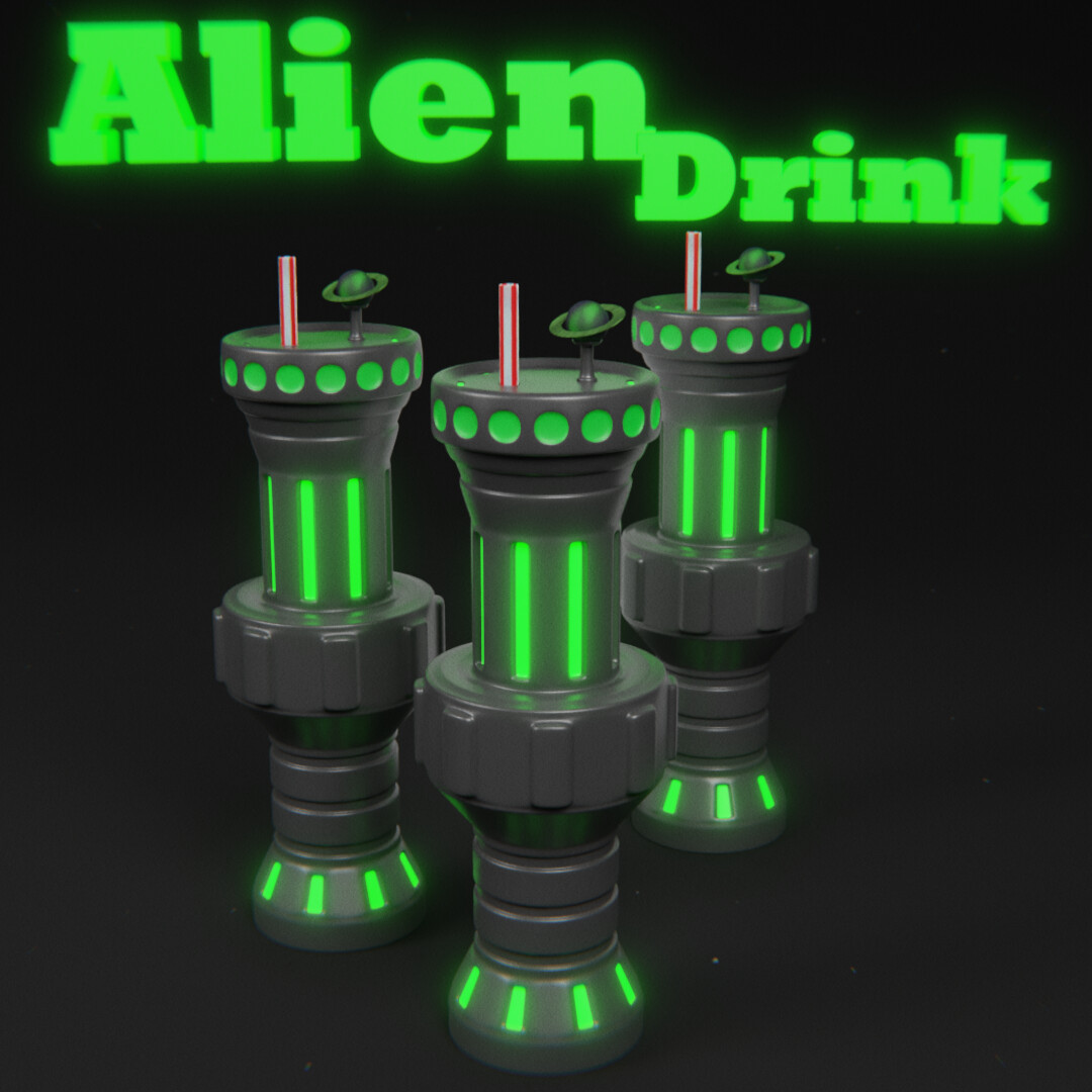 ArtStation Alien Drink artstation-alien-drink
