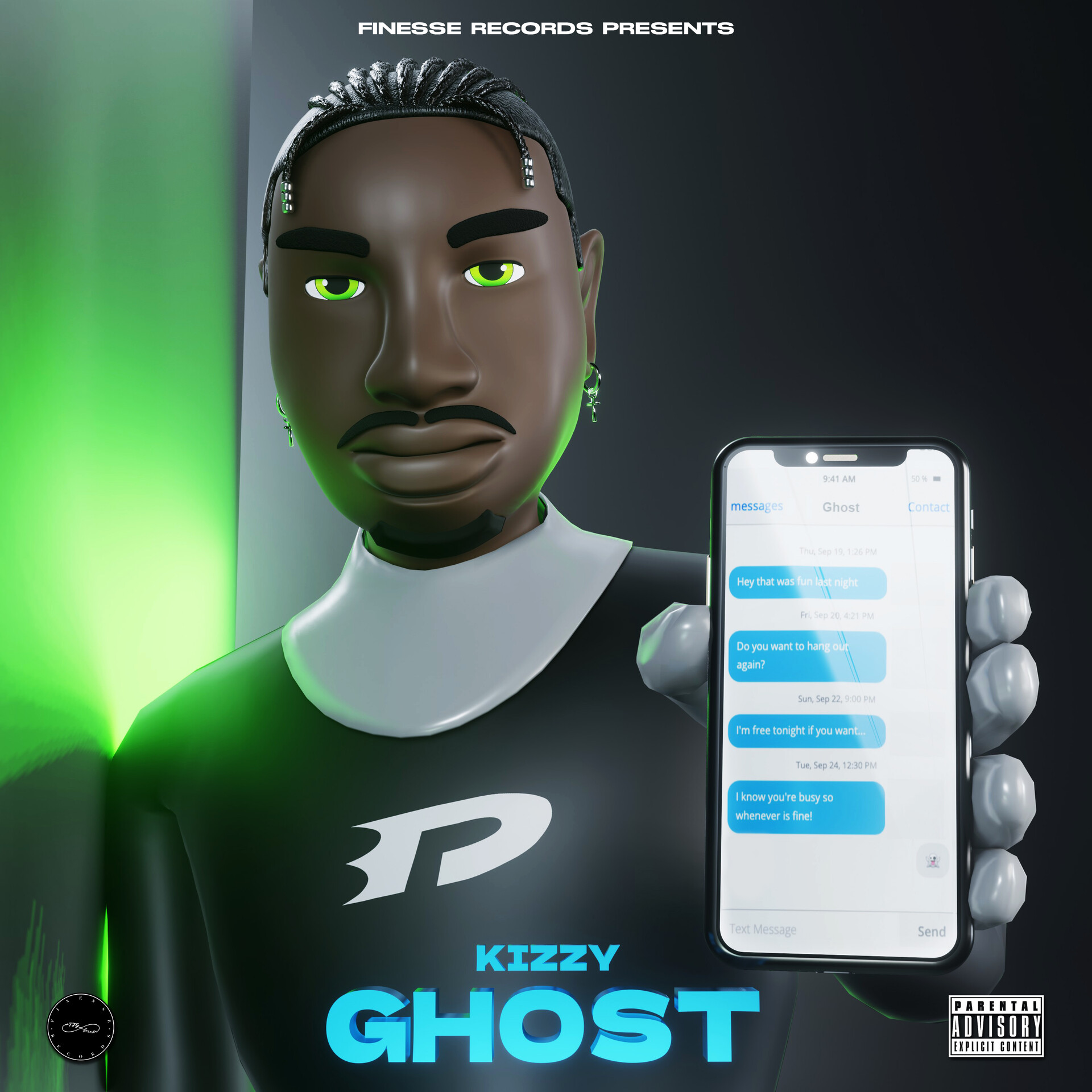 Artstation Ghost By Kizzy 3d Character Cover Art