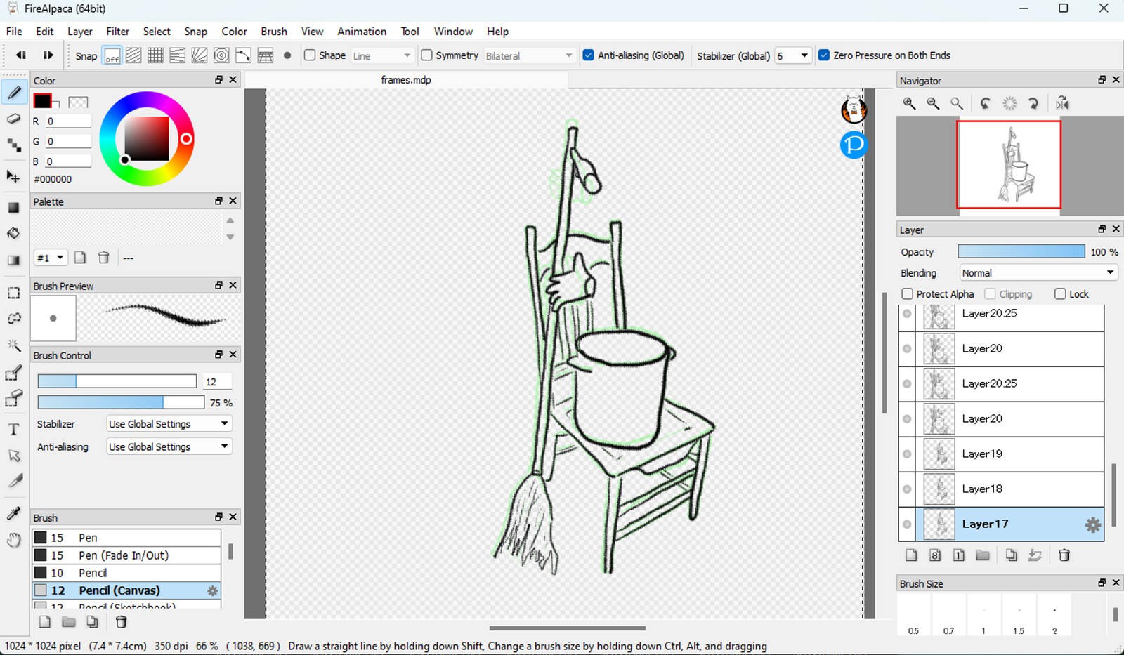 hand drawn keyframe UI animations