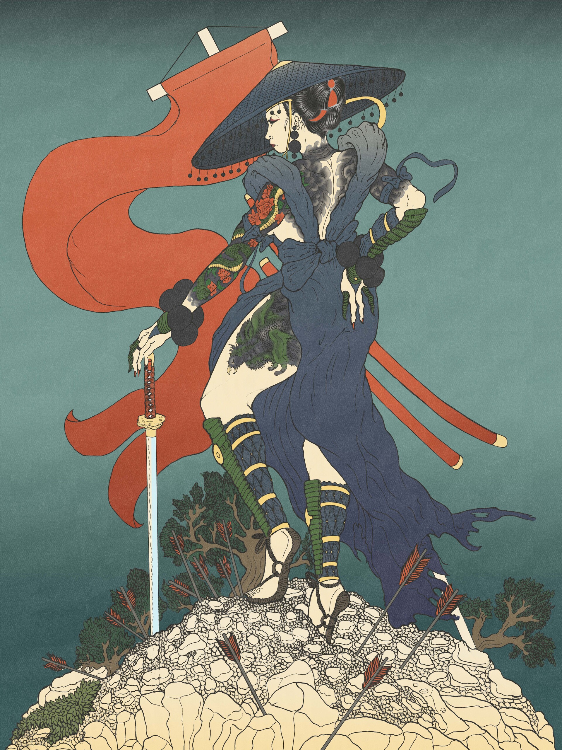 ArtStation Onna Musha