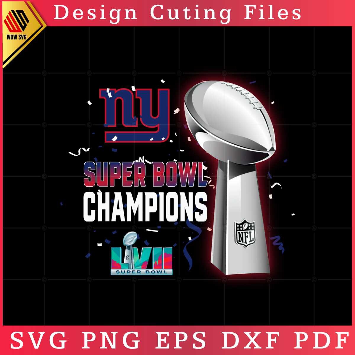 ArtStation - New York Giants Super Bowl Lvii 2023 Champions Png Designs