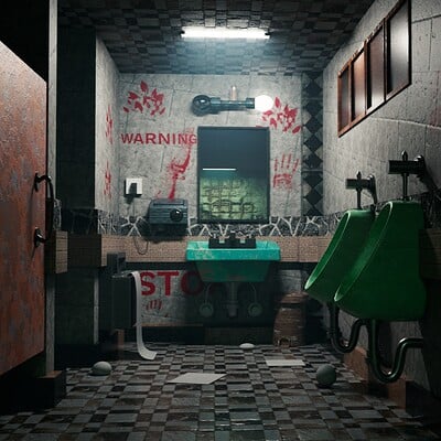 ArtStation - Five Nights at Freddy's: Security Breach Environment Props