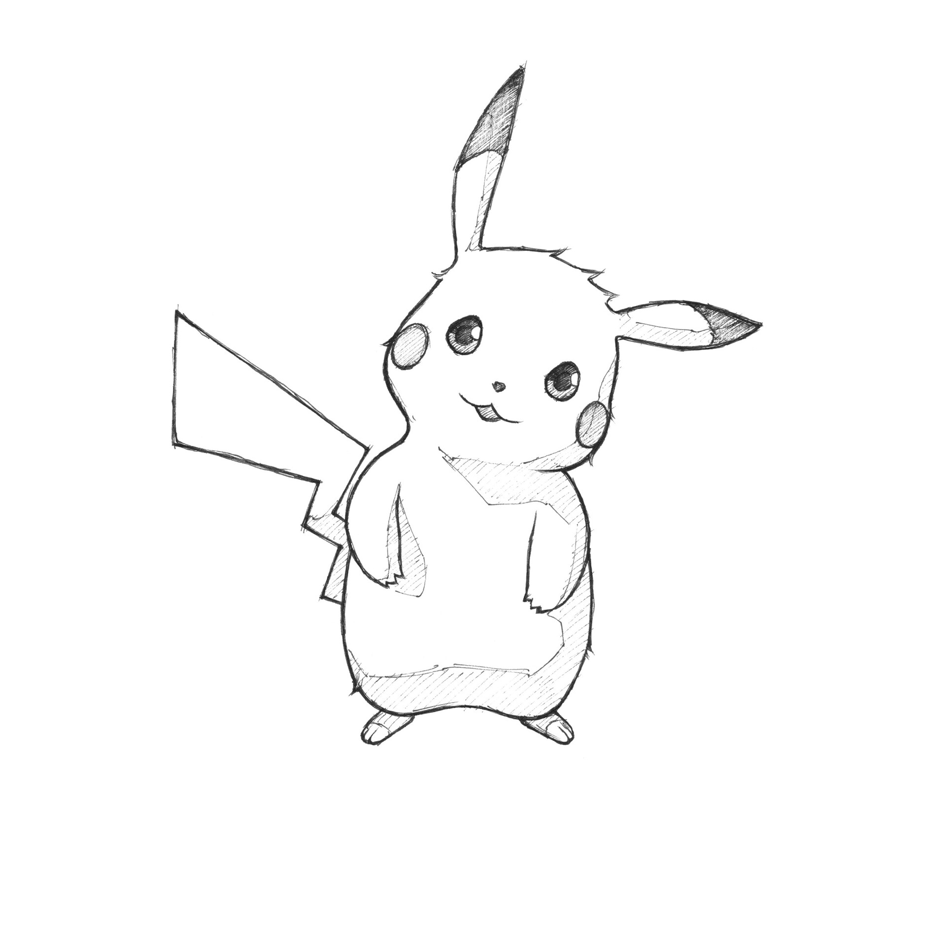 ArtStation - #025 Pikachu | ピカチュウ