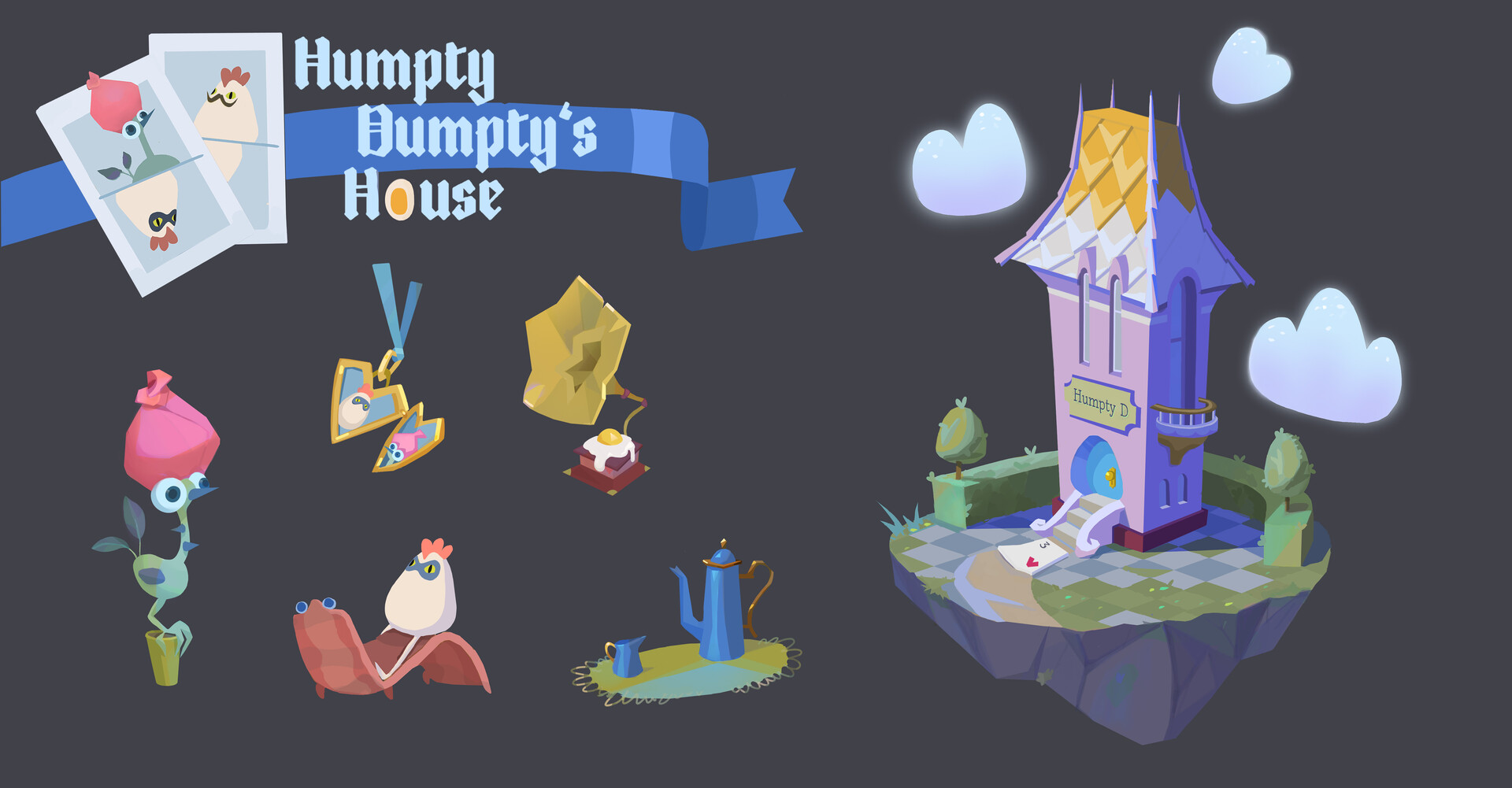 ArtStation Humpty Dumpty's House