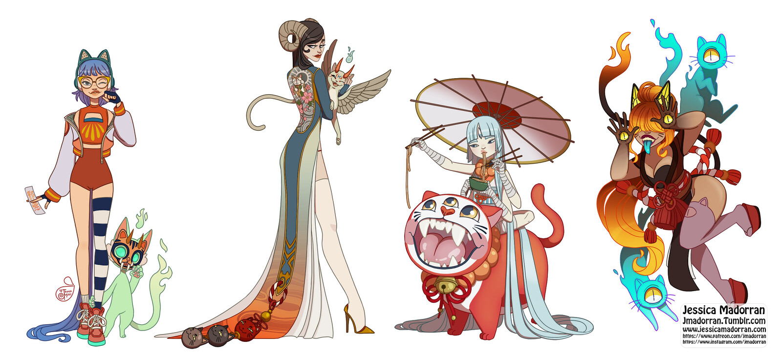 Character Line Up - Japan Inspired 2022