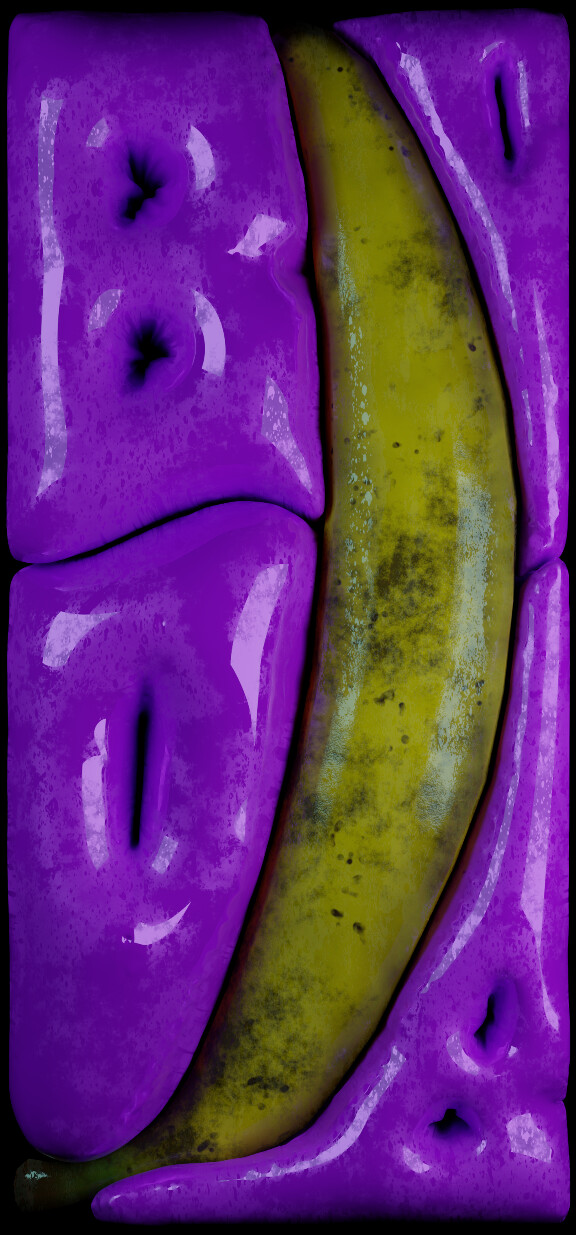 ArtStation Banana Phone Background