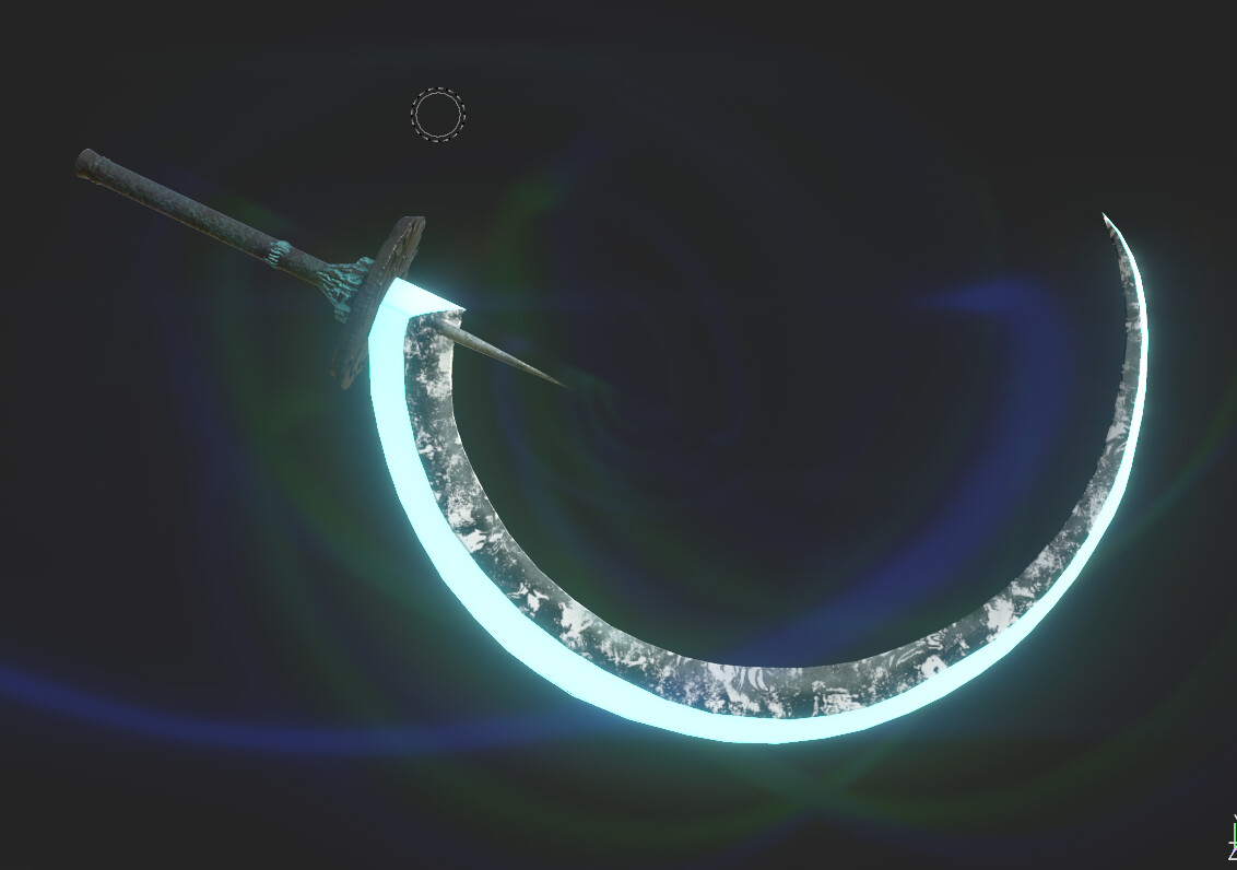 ArtStation Crescent Moon Sword ArtStation Crescent Moon Sword