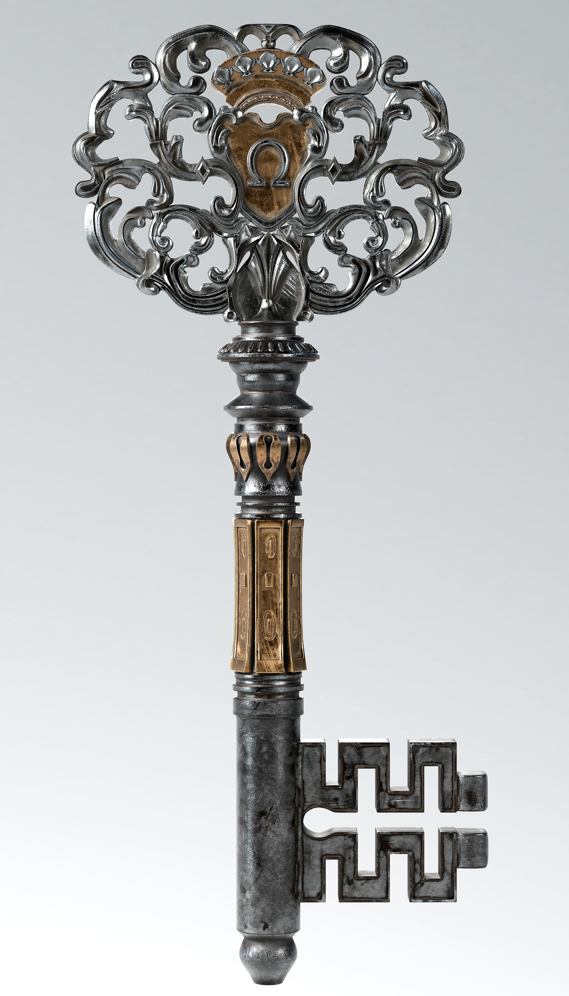 ArtStation - Vintage Style Ornate Key