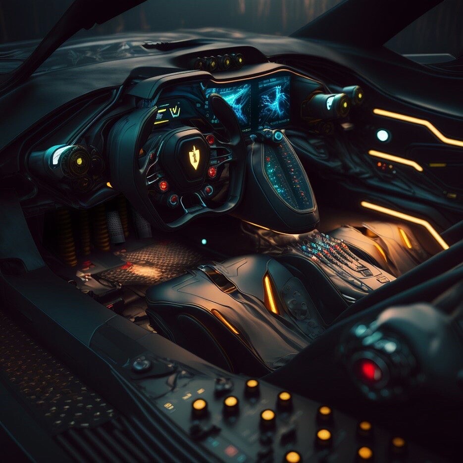 ArtStation Hypercar Interior Design