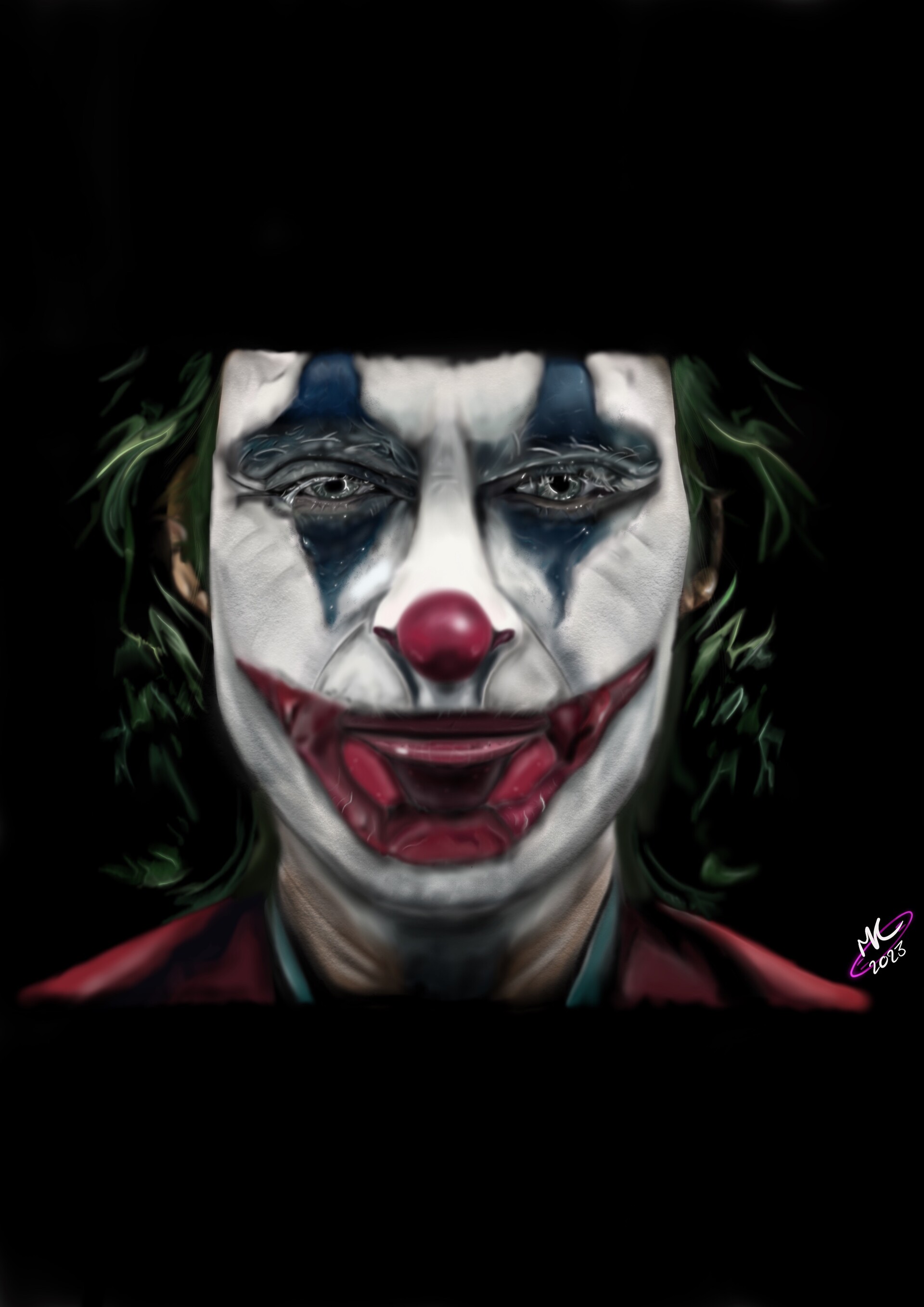 ArtStation - Joker Joaquin phoenix portrait