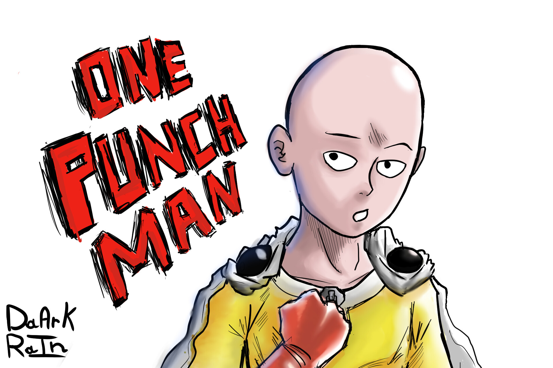 Saitama (<b>One</b> <b>Punch</b> <b>Man</b> ) Fanart by Nadir Kara - ProUser.<b>Me</b>.