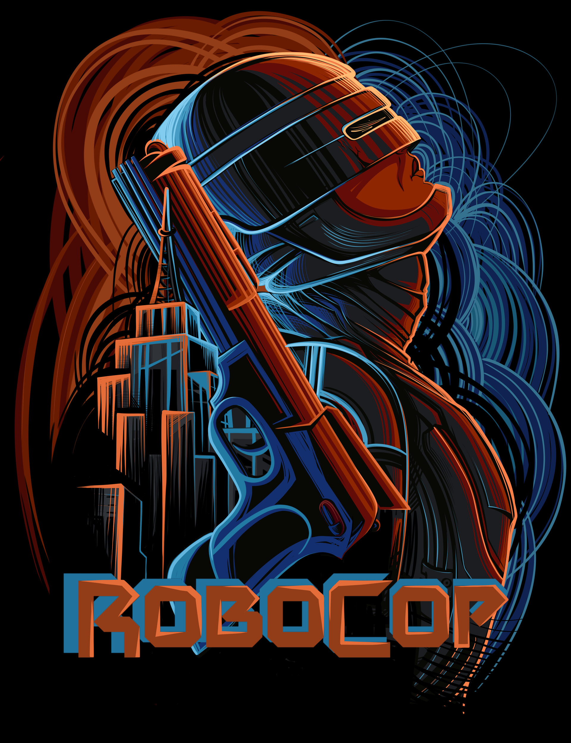 ArtStation - RoboCop movie poster. 2022