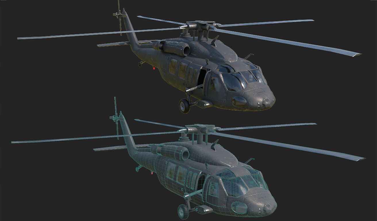 ArtStation - UH-60 Black Hawk