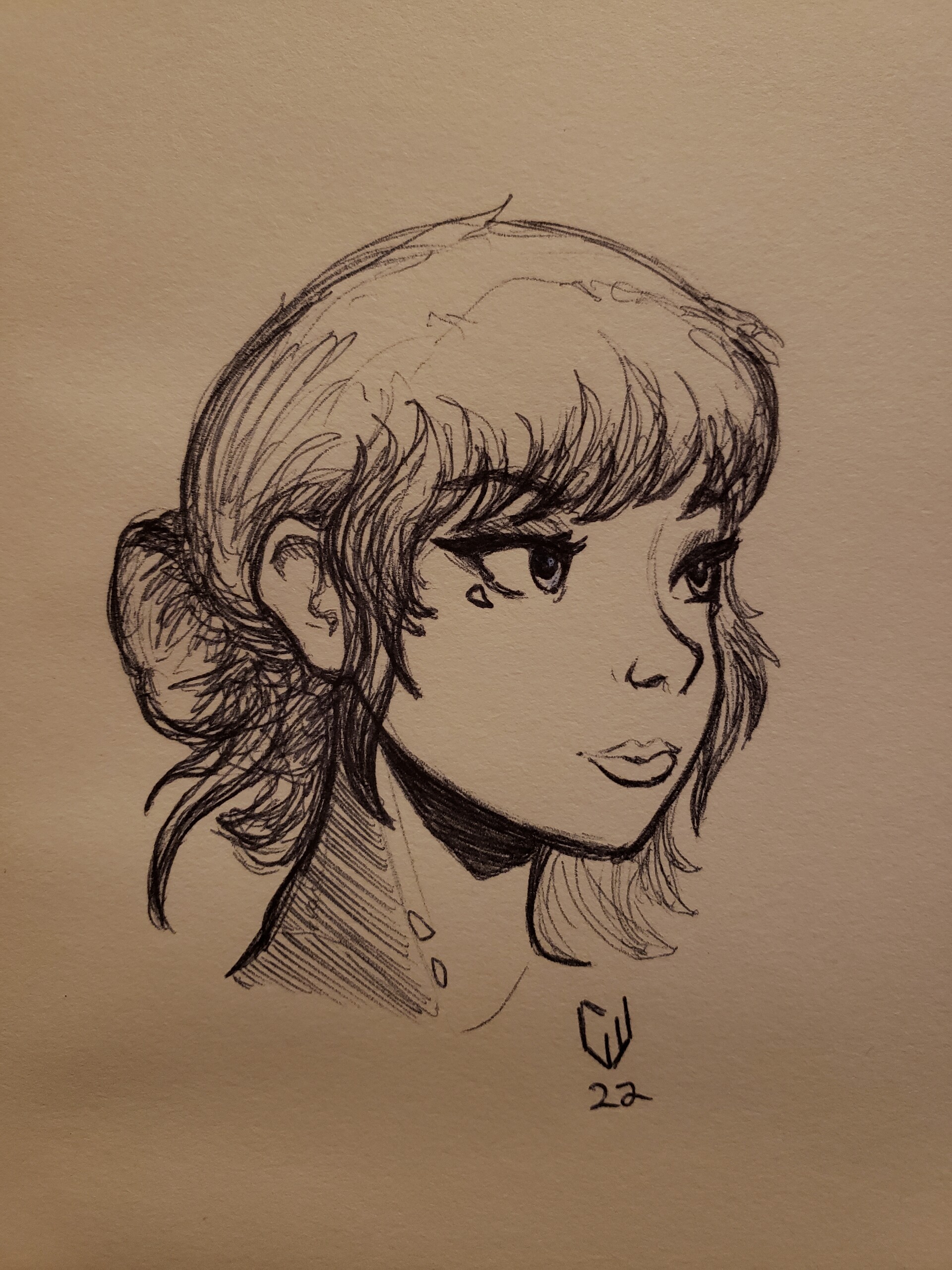 ArtStation - Profile Sketch